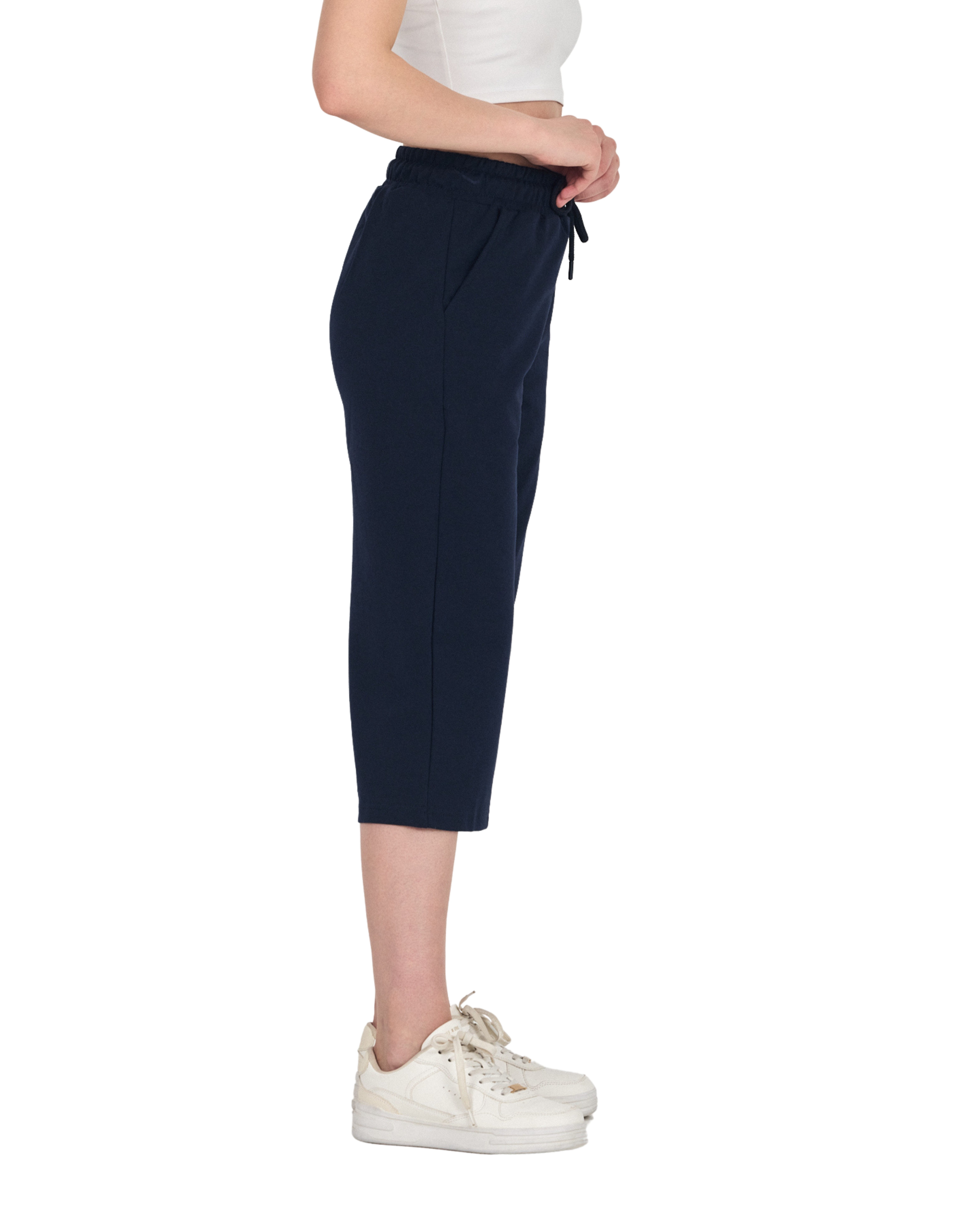 COMEOR 3/4-Hose COMEOR Damen Capri Sweatpants – Bequeme 3/4 Jogginghose