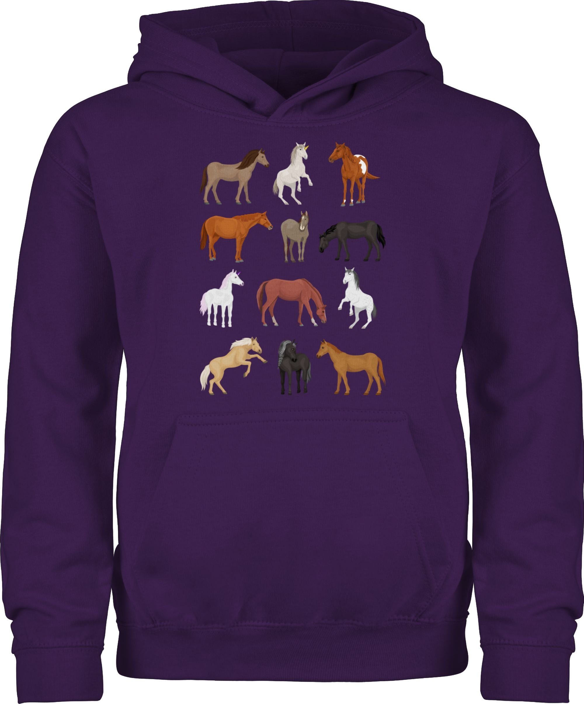 Hoodie Pferde Reihe