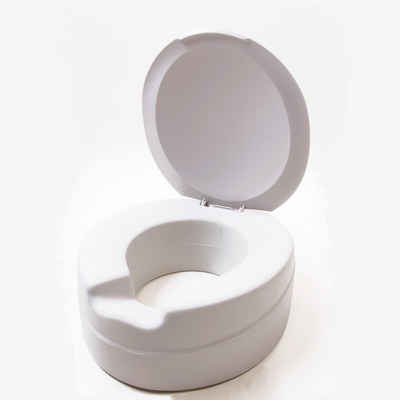 Herdegen Toilettensitzerhöhung Contact Plus Soft Toilettensitzerhöhung 11 cm mit Deckel