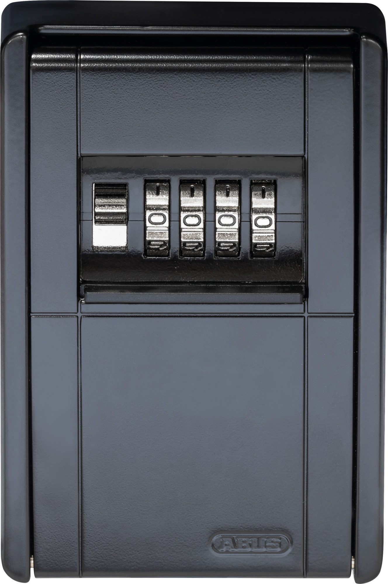 ABUS Schlüsselkasten KeyGarage™ 787 - Schlüsselbox zur Wandmontage - schwarz (Standard - schwarz), mit indiv. einstellbarem, 4-stelligem Zahlencode - ideal für das Büro