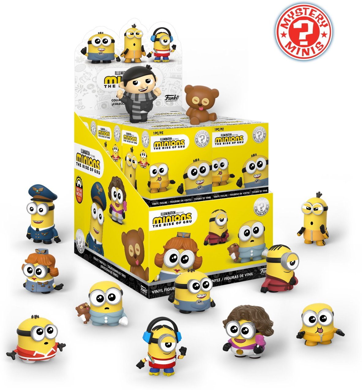 Minions Sammelfigur Funko POP Mystery Mini! Minions 2 Blindbox, 9 cm
