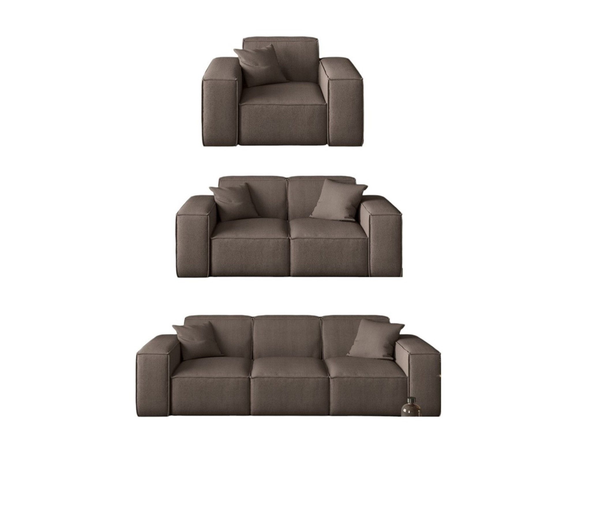 Fun Möbel Polstergarnitur Sofaset Designersofa CELES günstig online kaufen