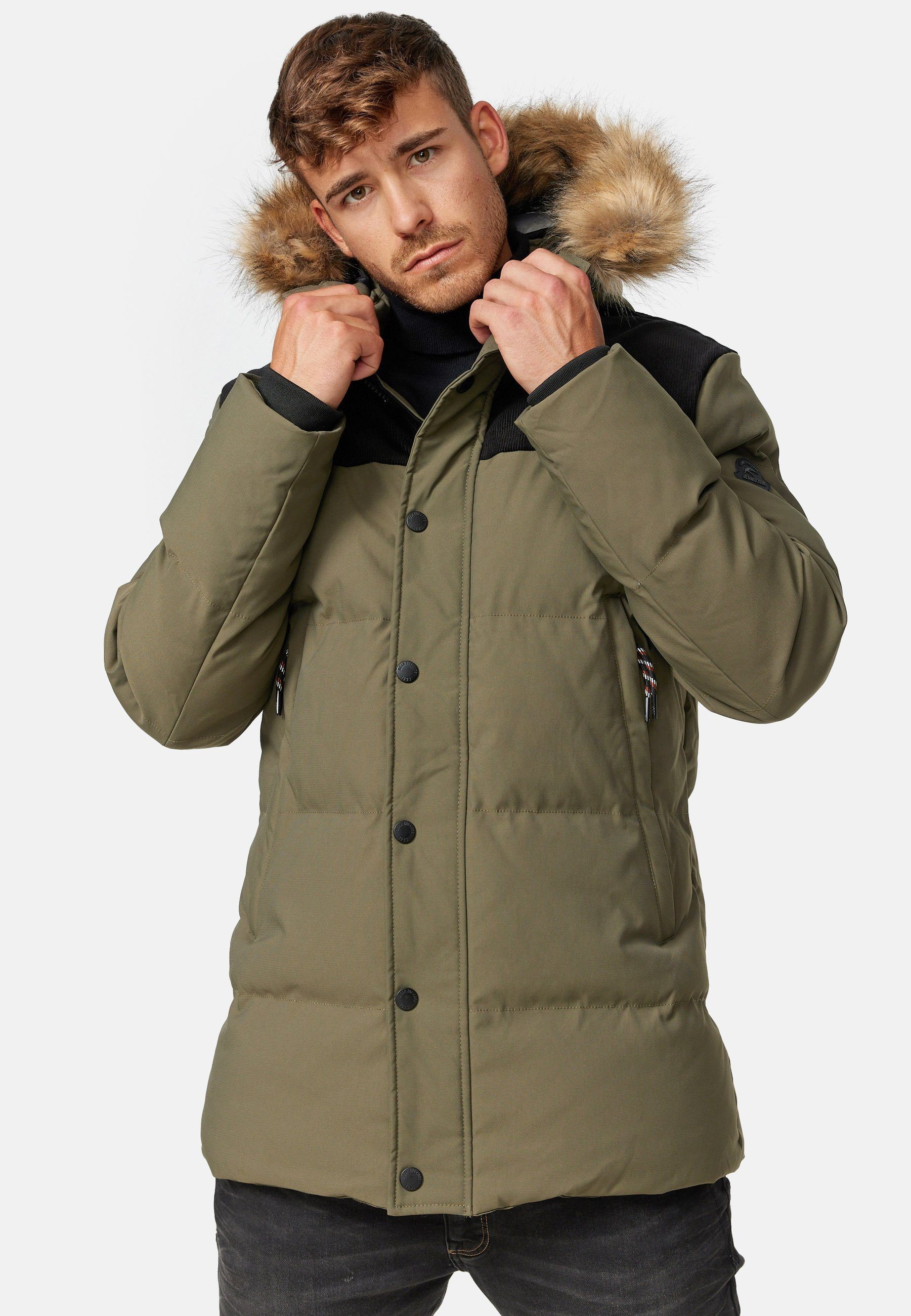 Winterjacke Indicode Hexyl Army