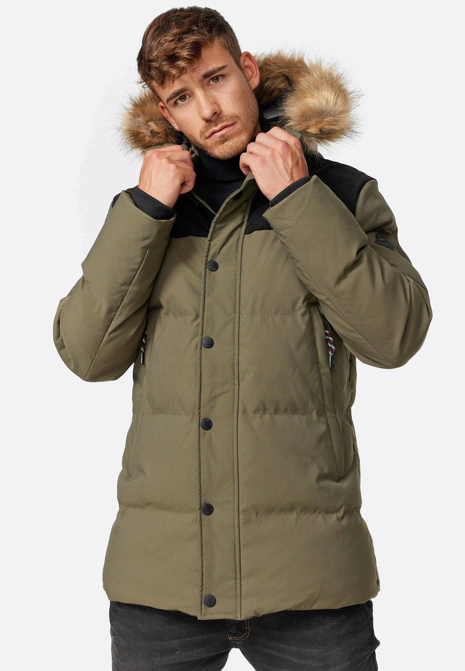 Indicode Parka Herren Hexyl Herrenparka Herrenjacke günstig online kaufen