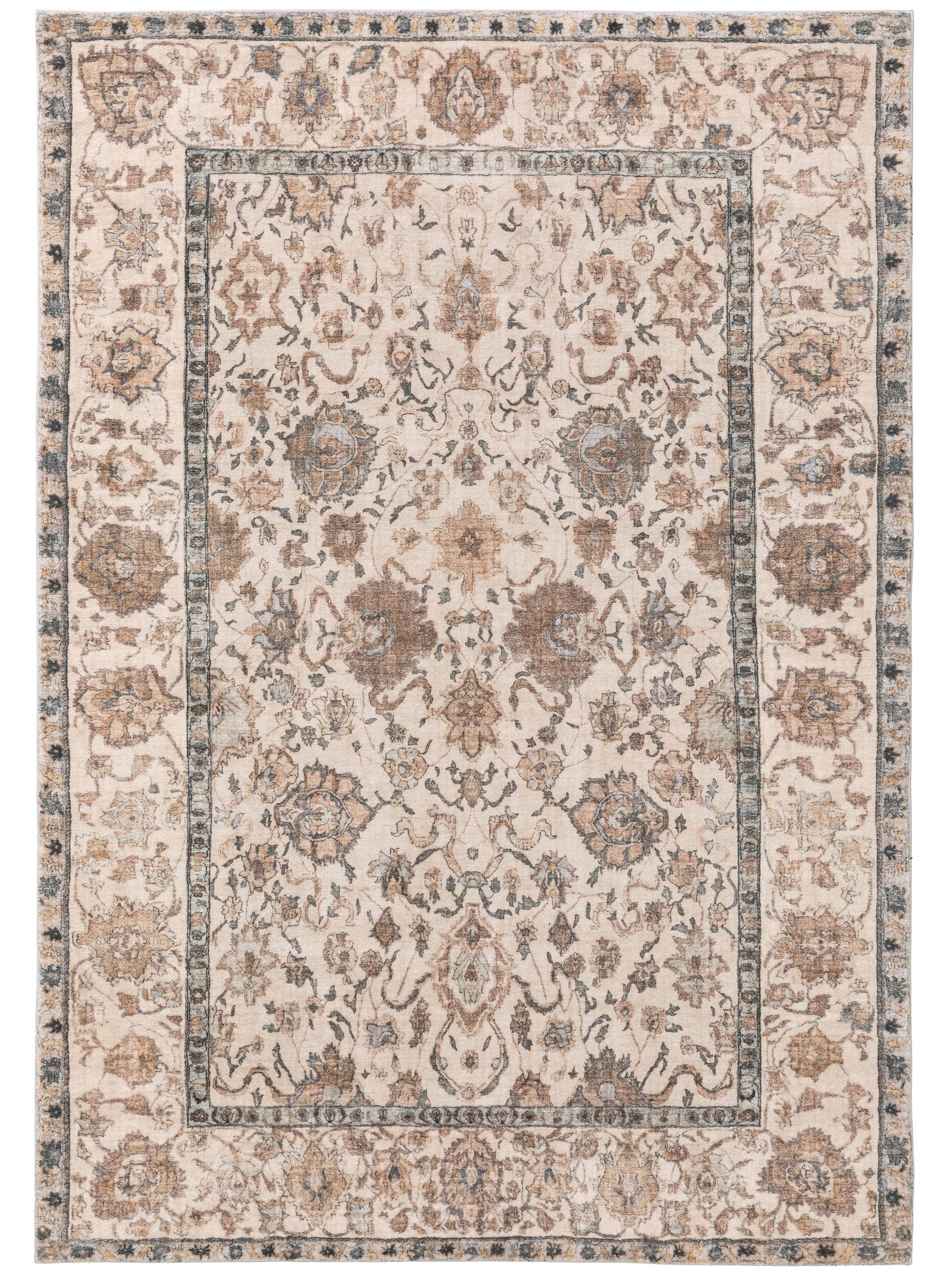 Teppich Mara, benuta, rechteckig, Höhe: 6 mm, Kunstfaser, Berber, Ethno-Style, Wohnzimmer