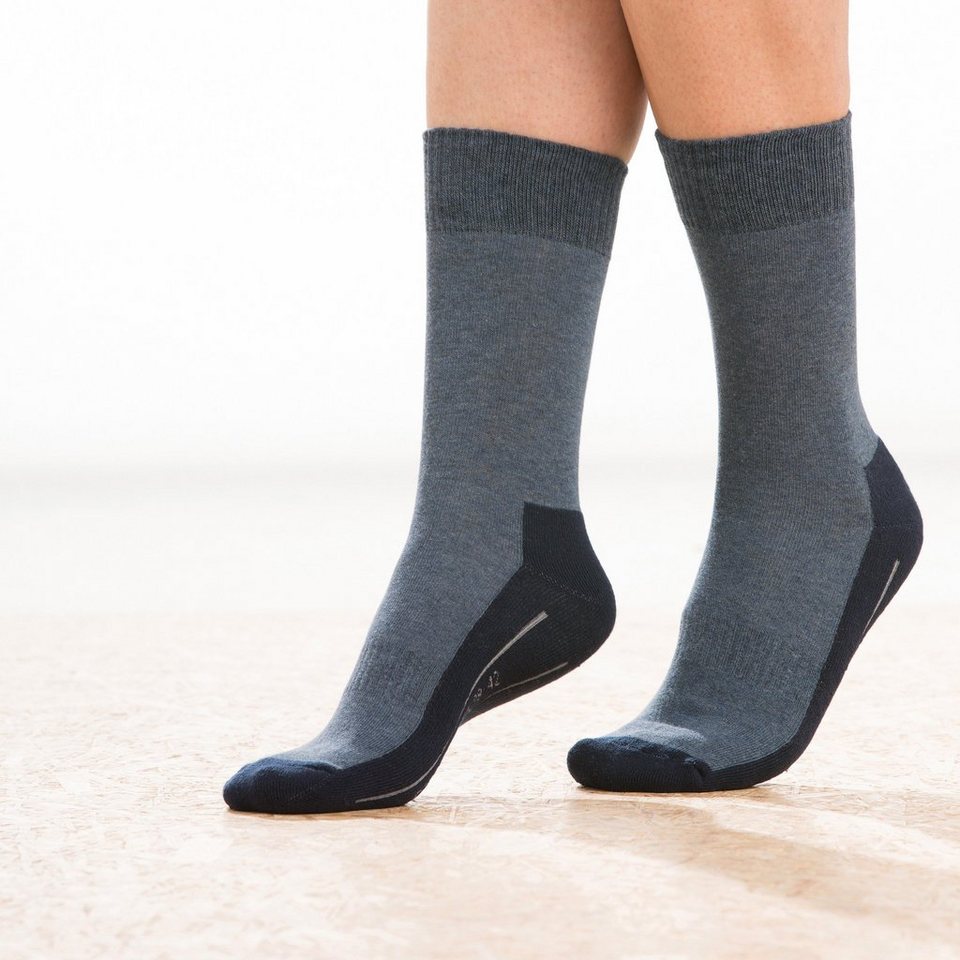 Camano Socken Unisex-Sportsocken 2 Paar Uni, Material: 47% Polyester , 37%  Baumwolle , 15% Polyamid , 1% Elasthan