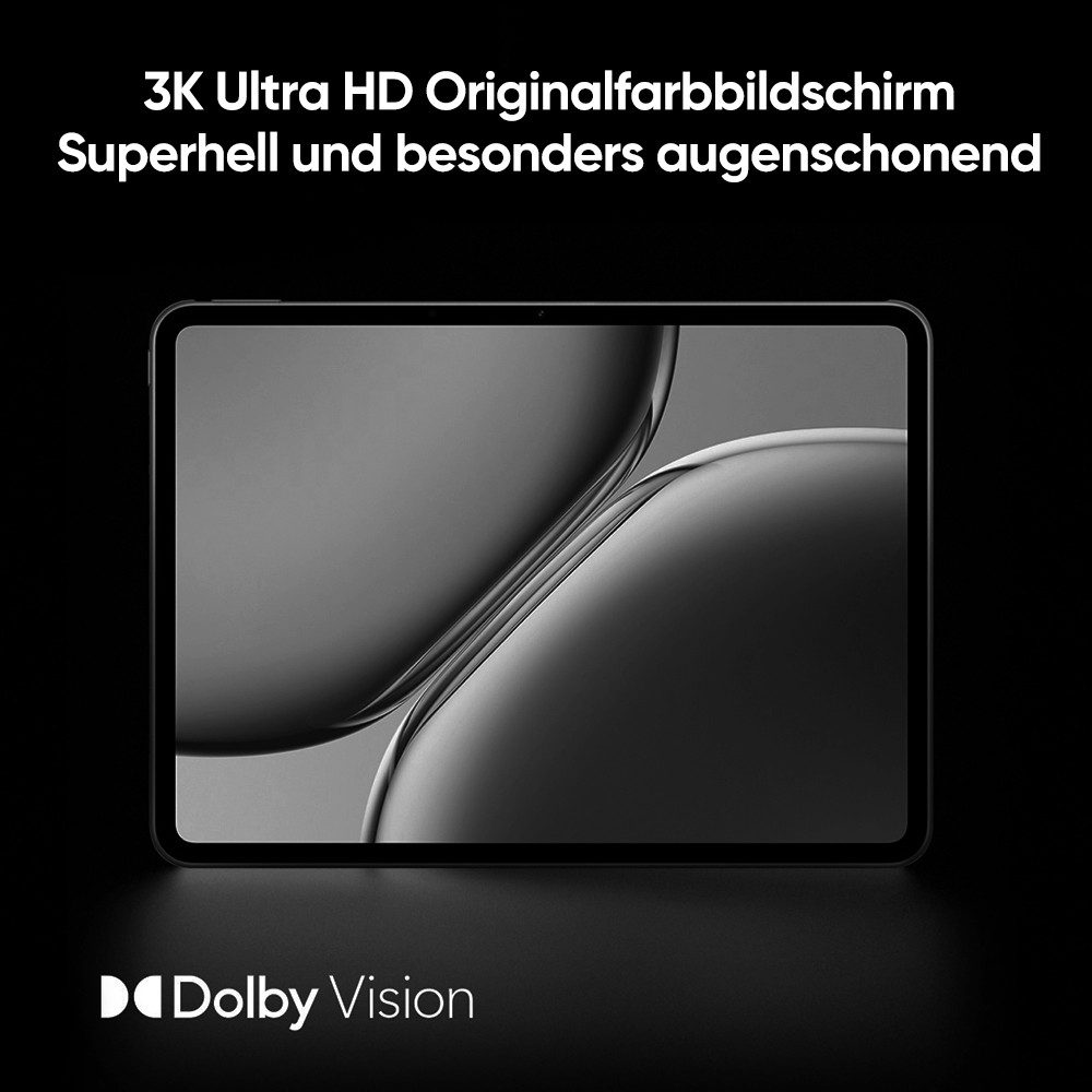 OnePlus Pad 2 WLAN 16+512GB, 12,1 Zoll 3K 144Hz Display,9510mAh Akku Tablet (512 GB, kein Mobilfunk, Schlankes Premium-Gehäuse,Hohe Leistung für Gaming & Multitasking)