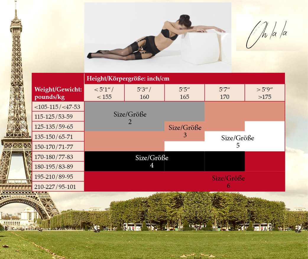 Vicky's Nylons Strapsstrümpfe Oh la la - Cuban Ferse Echte 100% Nylon Strümpfe mit Naht