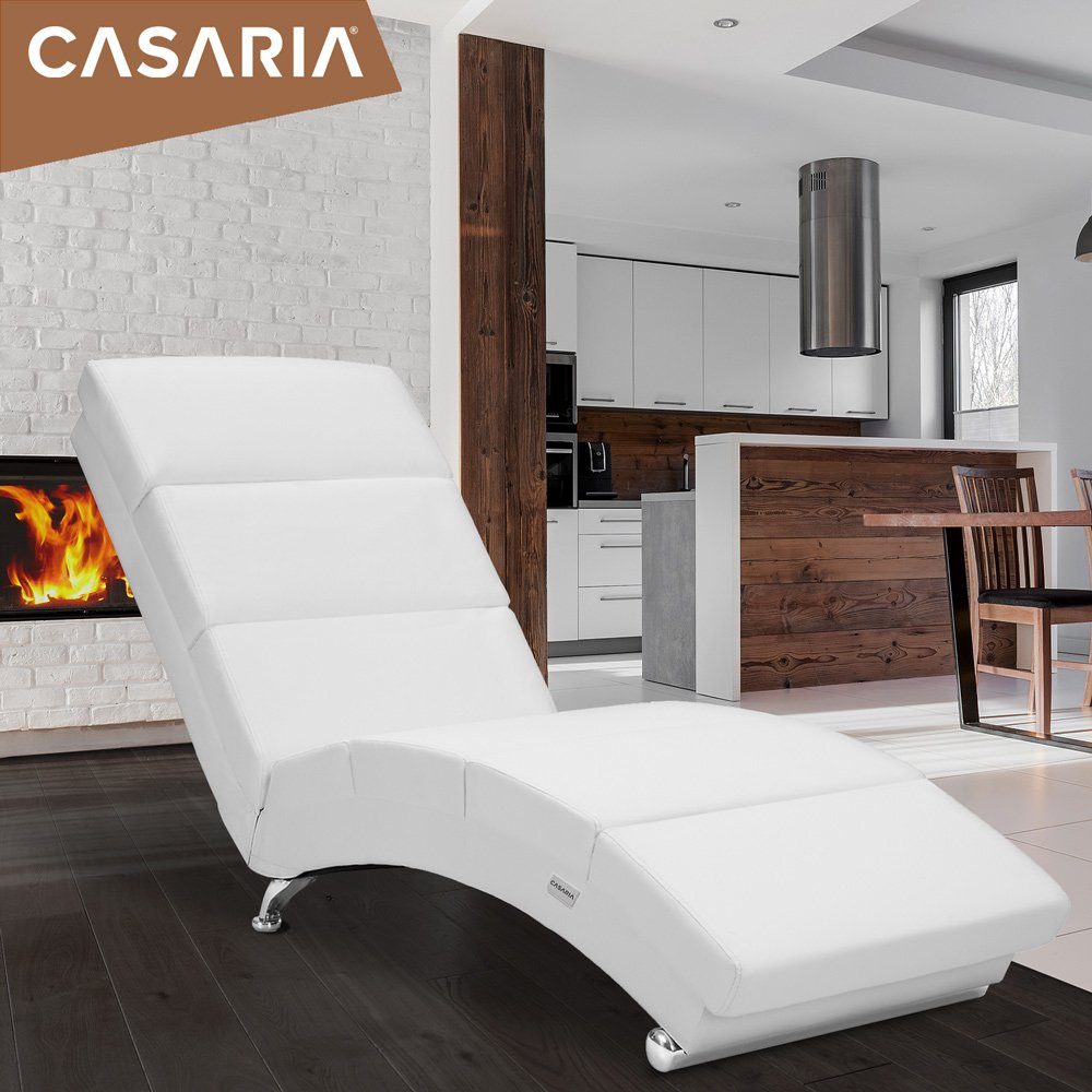 Casaria Relaxliege London, 1 Teile, XXL 186x89x55cm Ergonomisch Kunstleder günstig online kaufen