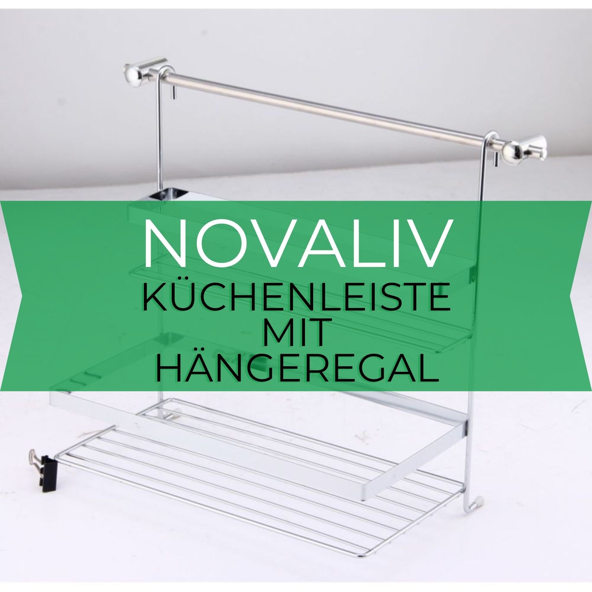 Küchenleiste Küchenregal -, Novaliv 1-tlg.,