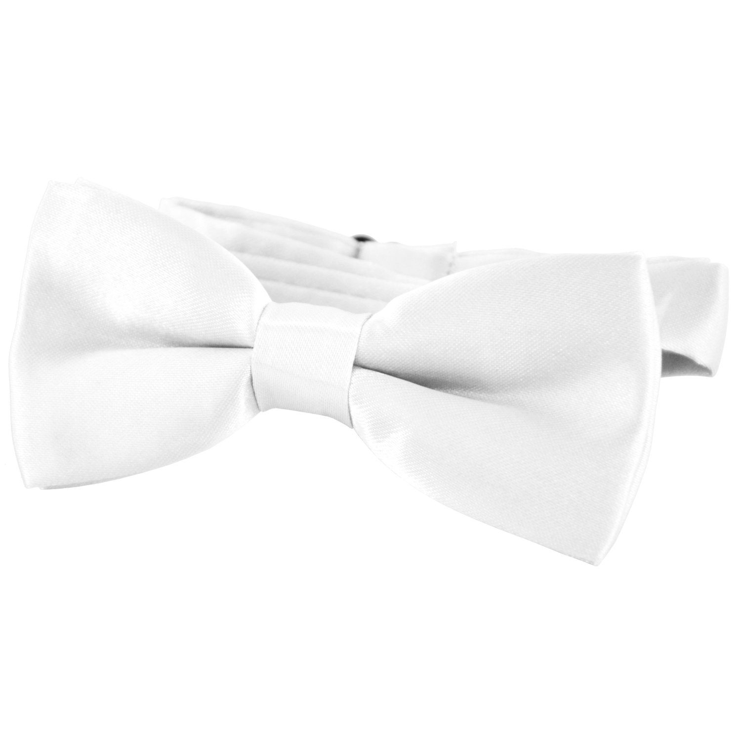 DonDon Kinderfliege DonDon Edle Kinder Jungen Fliege gebunden glänzend in Seiden Look (Packung, 1-St) bereits gebunden, verstellbar, Seidenlook