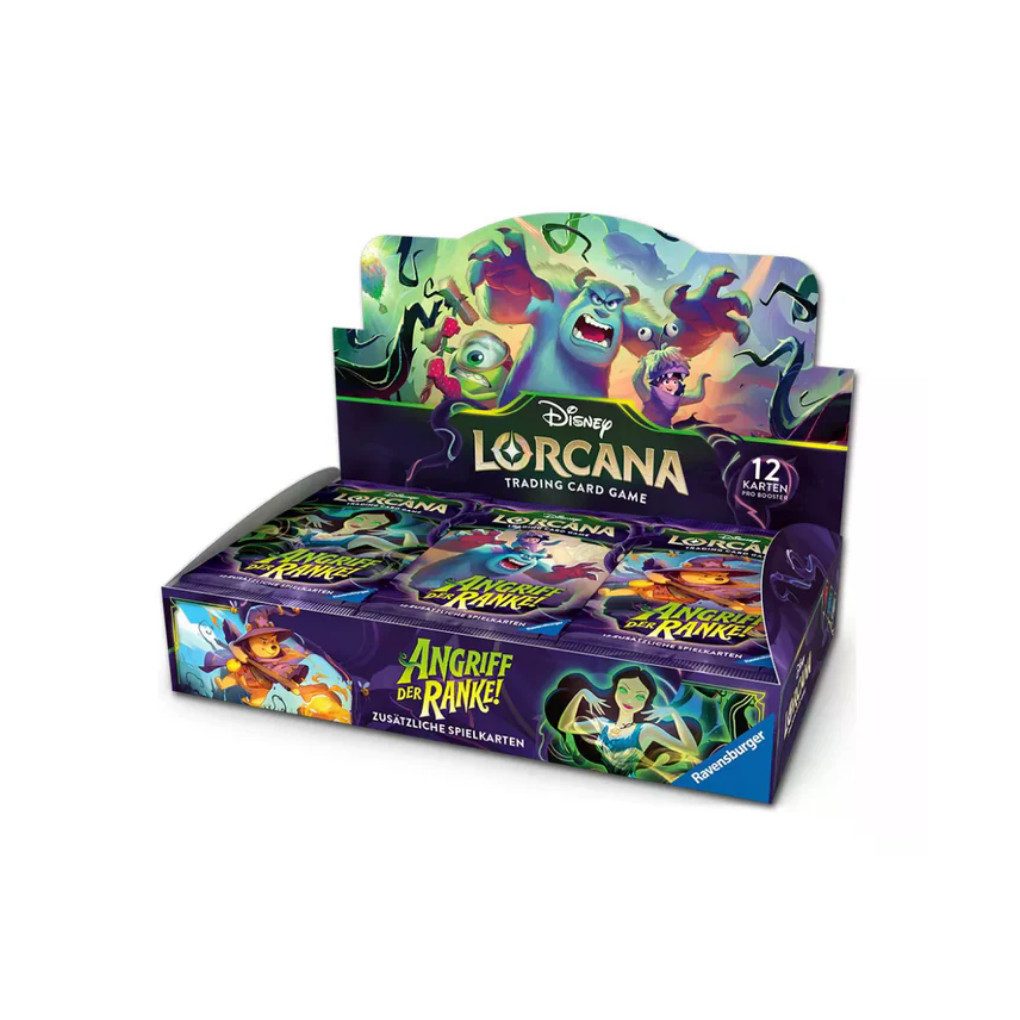 Ravensburger Sammelkarte Disney Lorcana Angriff der Ranke Booster Display Deutsch