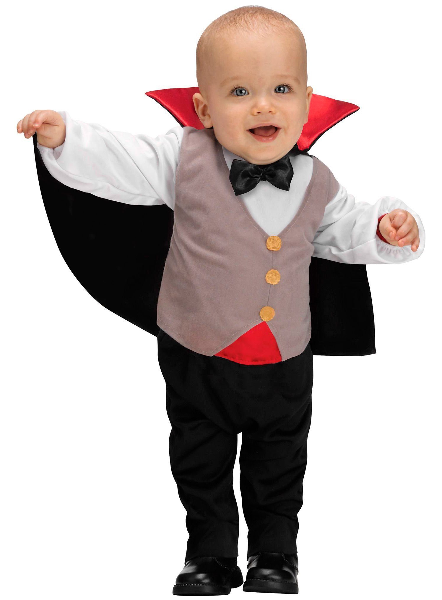 Fun World Vampir-Kostüm Dracula Kostüm für Babys, Wie ernährt sich ein Vampir eigentlich, wenn die Zähne noch gar nich