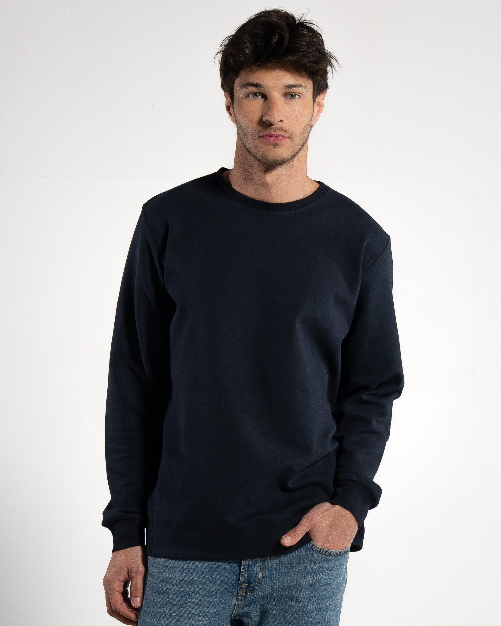 GORG Sweatshirt Herren Sweatshirt aus Bio-Baumwolle – OCS-zertifiziert