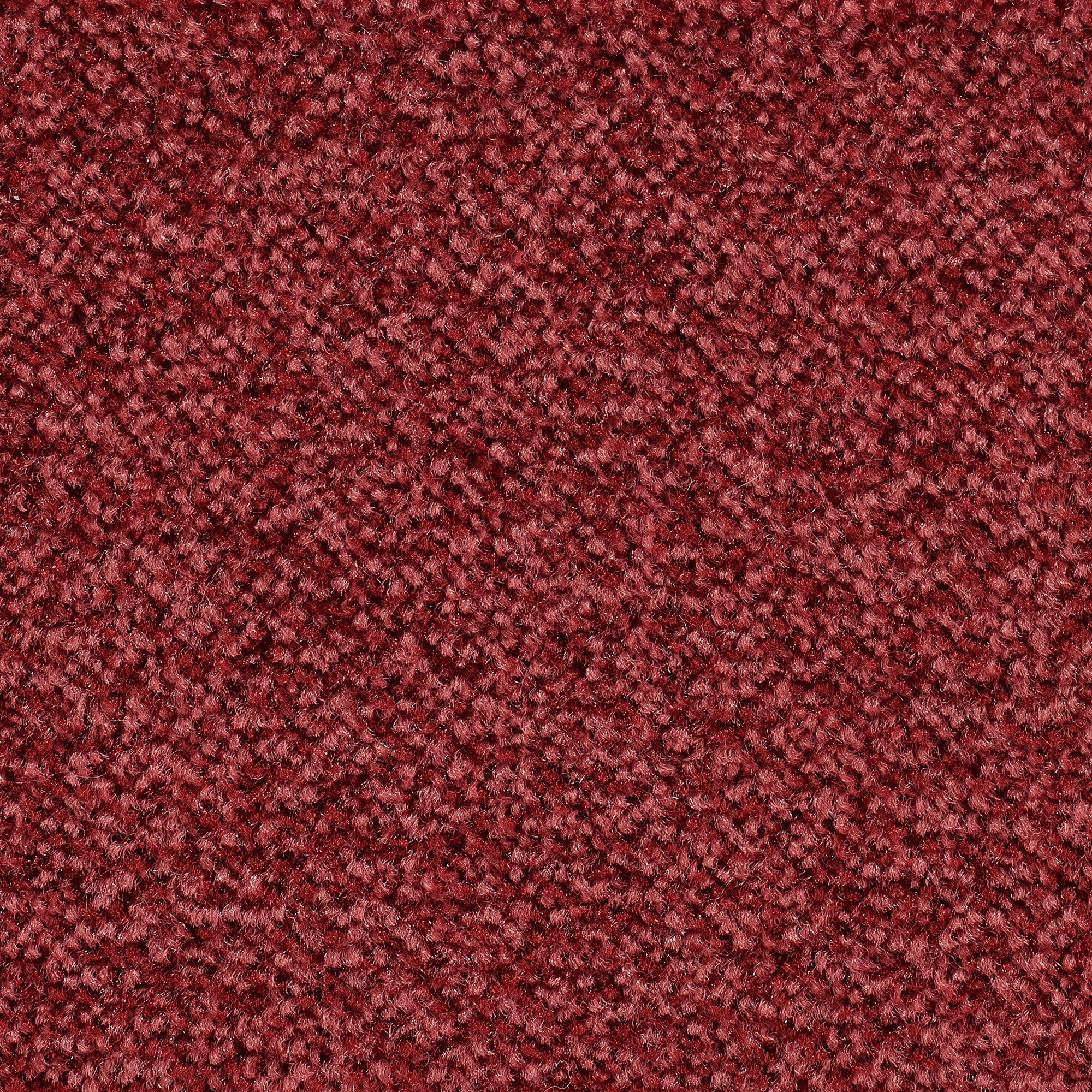 Teppichboden Veloursteppich Juno, Bodenmeister, rechteckig, Höhe: 8,5 mm, Wohnzimmer, Schlafzimmer, Kinderzimmer, Breite 400/500 cm rot