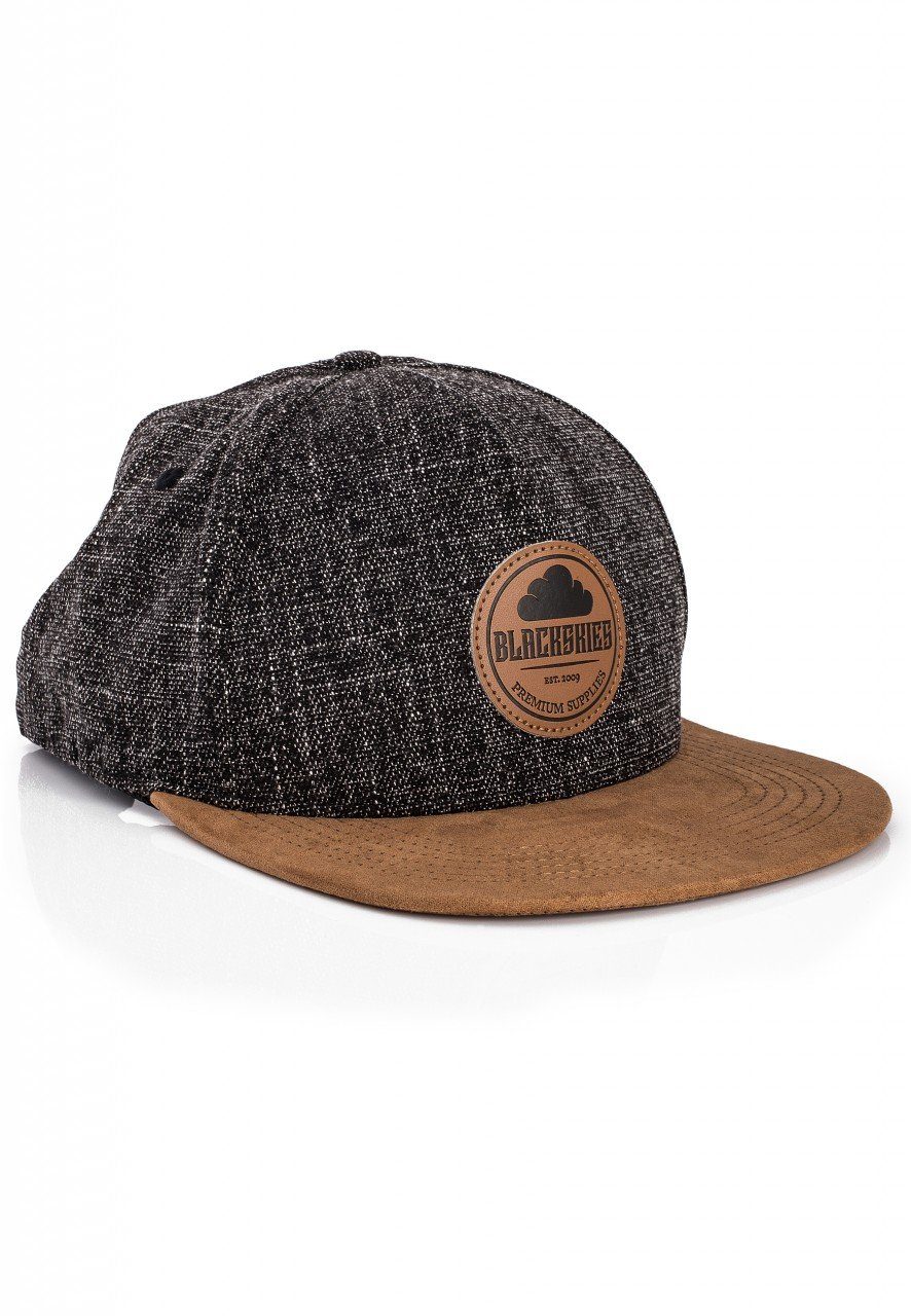 Blackskies Snapback Cap Pathfinder Snapback Cap Schwarz-Flecked-Beige