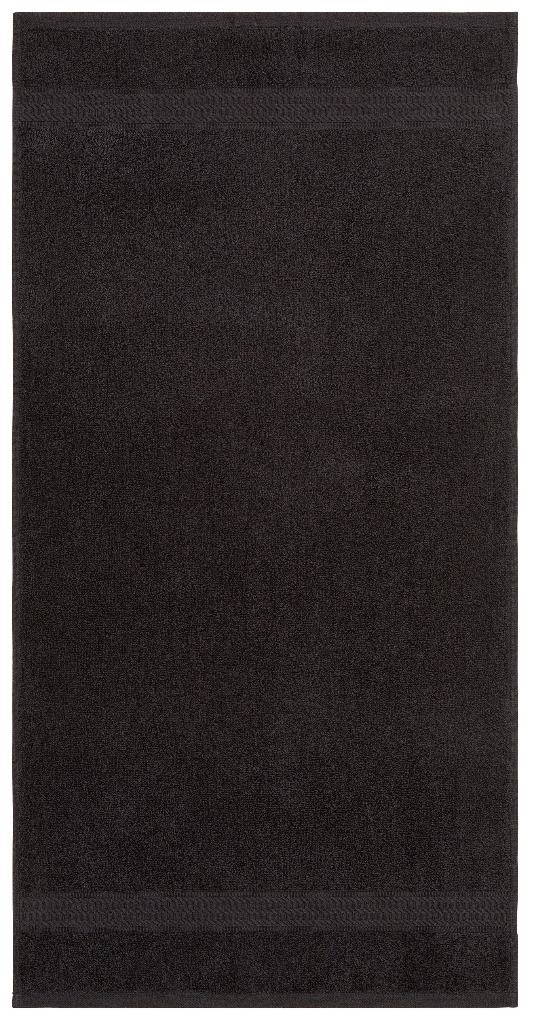 my home Handtücher Juna, als Set und Serie erhältlich, 8 Handtücher, 50x100cm, Walkfrottier (8-St), 8-tlg. Handtuch-Set, 100% Baumwolle, mit Bordüre, Uni-Farben, weich. Reduzierter Preis € 26,99. Unverbindliche Preisempfehlung € 63,99, (€ 3,37 pro 1 Stk)