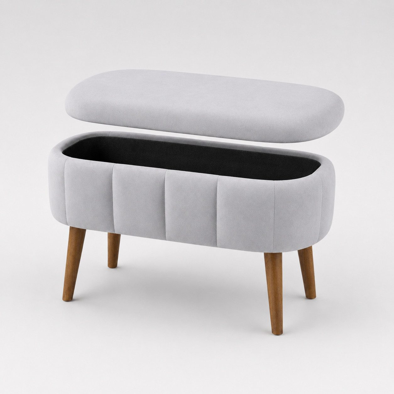 Skye Decor Pouf Mini Oslo (1-St), Kompakter Polsterhocker, mit Stauraum