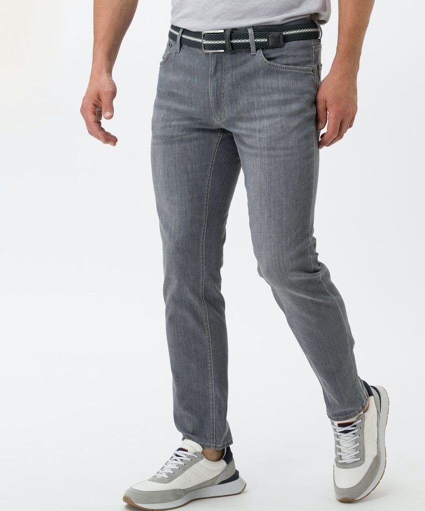 Brax 5-Pocket-Jeans Chuck mit Five-Pocket-Taschen light grey used