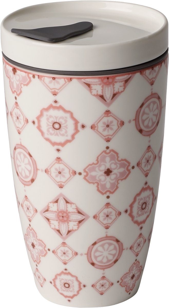 Villeroy & Boch Becher To Go Rose Coffee to Go Becher 0,35 l, Porzellan