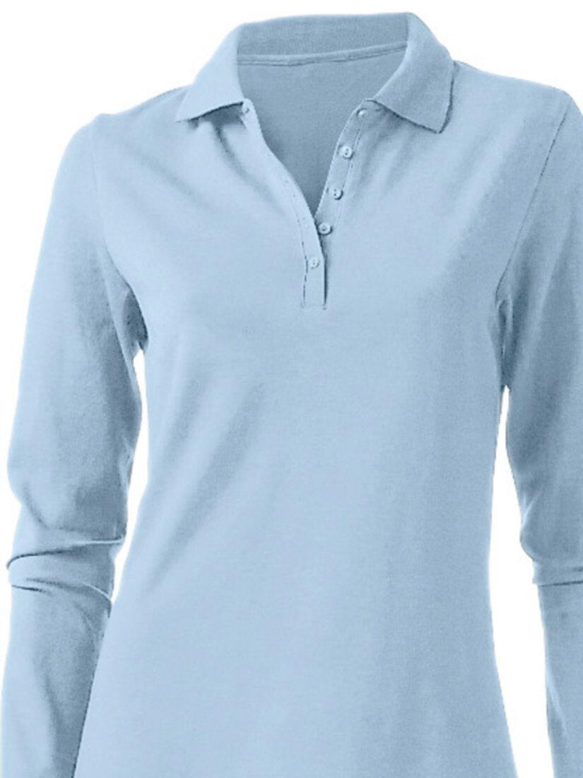 heine T-Shirt Poloshirt Langarm