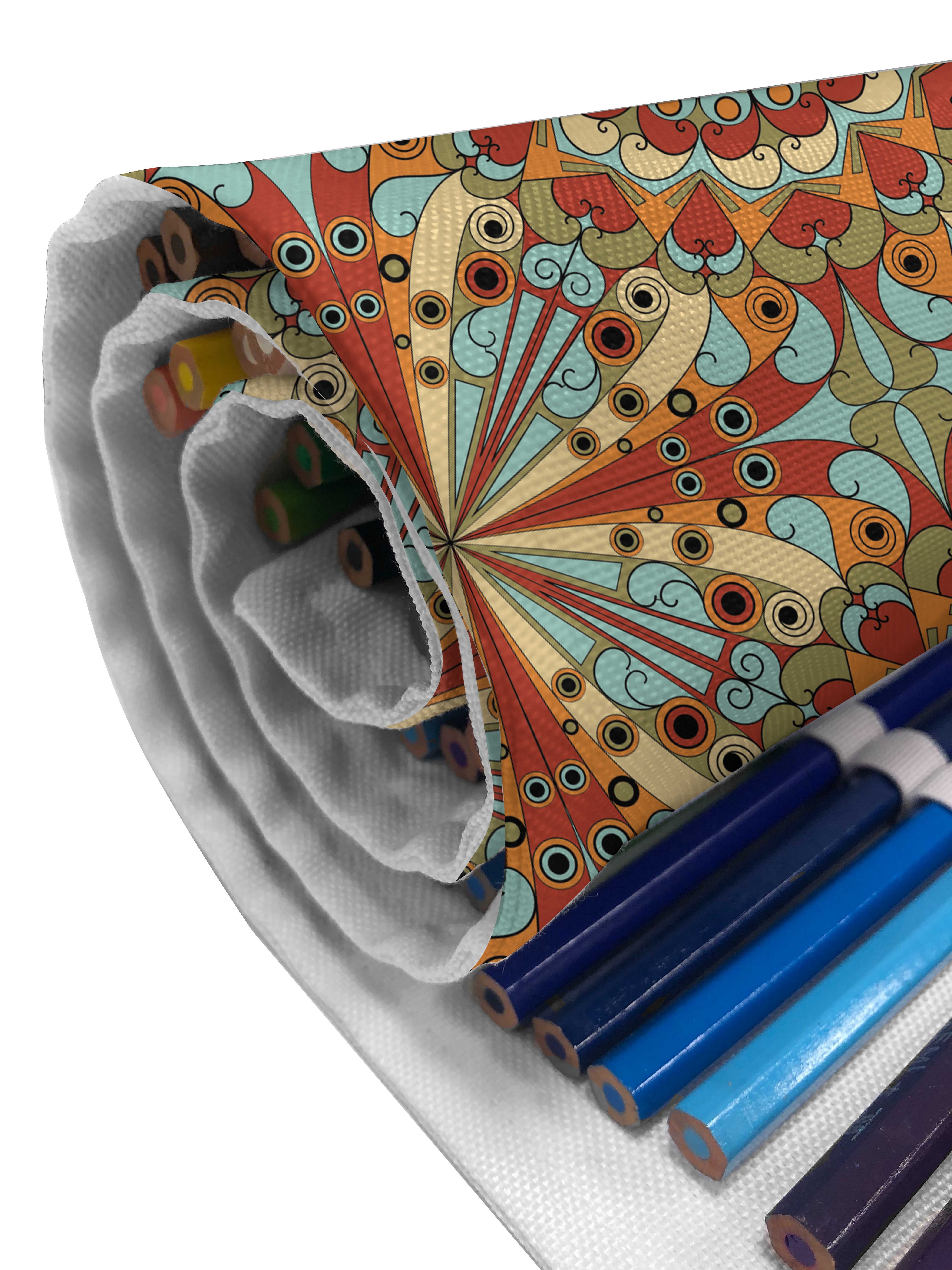 Abakuhaus Federmäppchen langlebig und tragbar Segeltuch Stiftablage Organizer, Bunt Eastern Bohem Muster