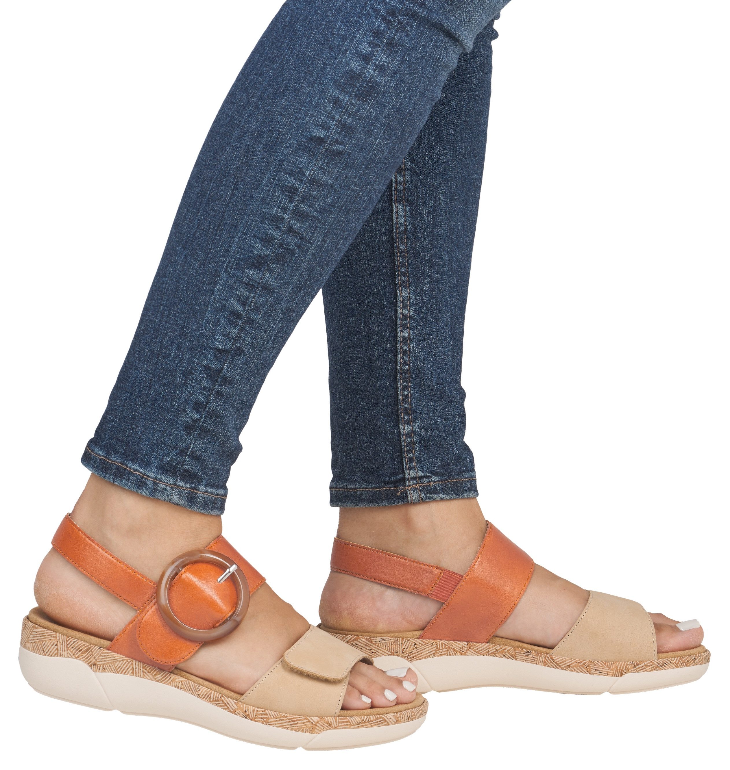 Remonte Keilsandalette, Sommerschuh, Riemchensandale, praktische Klettversc günstig online kaufen