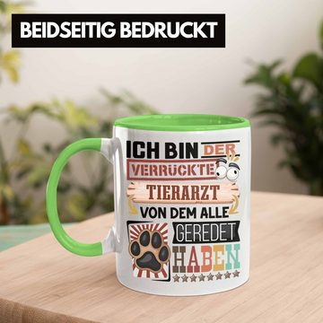 Trendation Tasse Tierarzt Tasse Geschenk Spruch Lustig Geschenkidee für Tierarzt Geburt