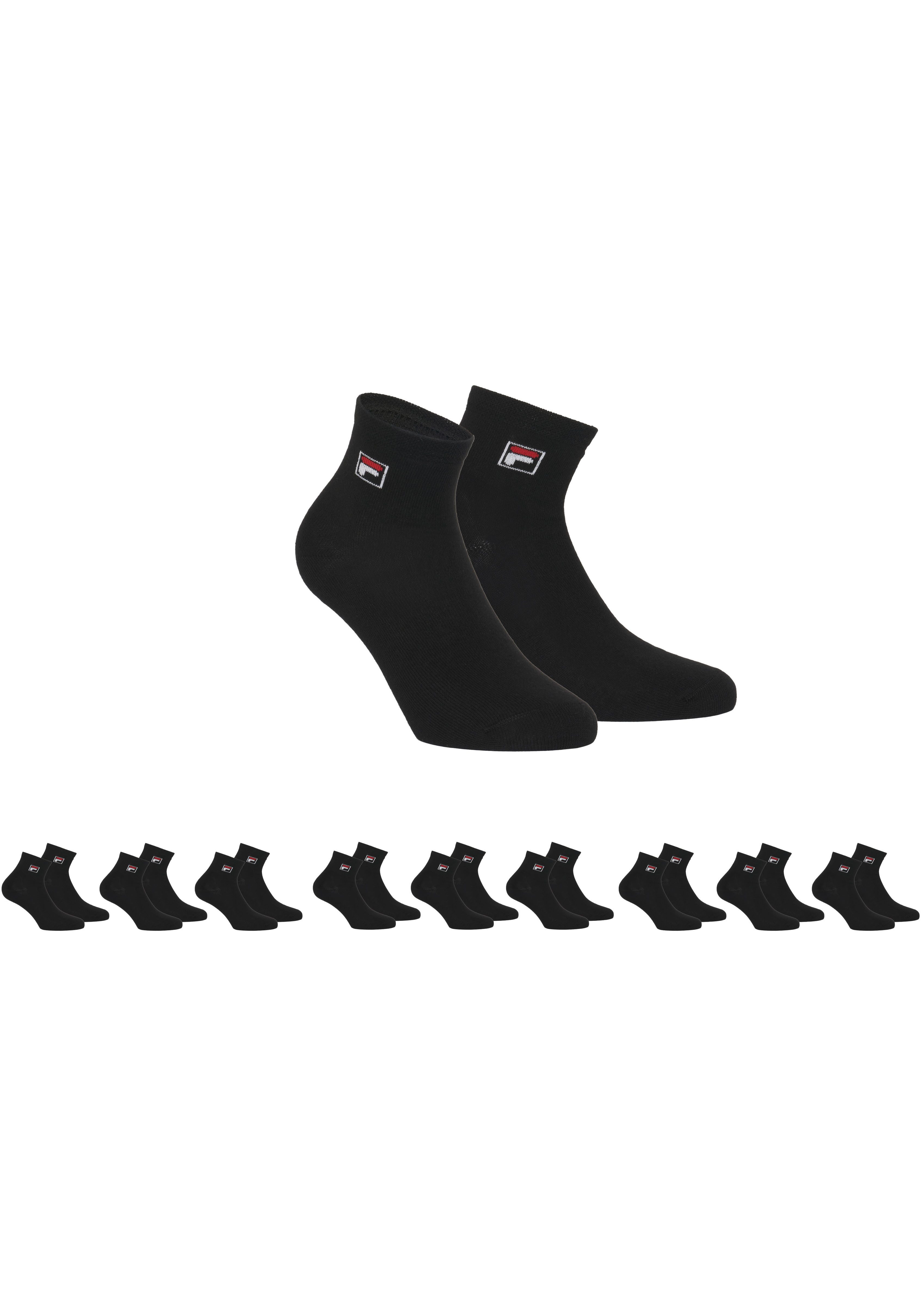 Fila Kurzsocken UNISEX QUARTER PLAIN SOCKS (9-Paar) mit Logo-Schriftzug günstig online kaufen