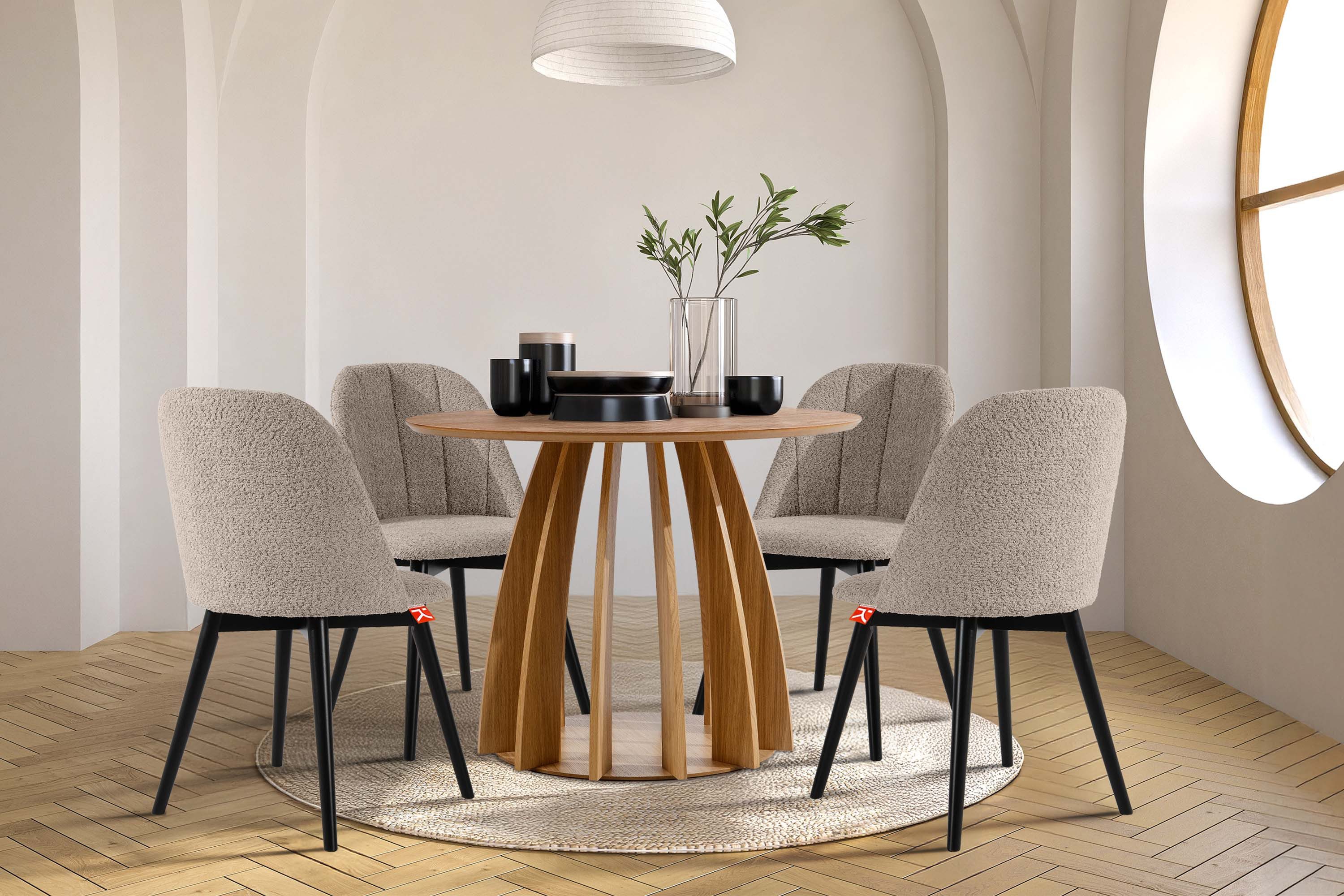 KONSIMO® Polsterstuhl BAKERI Holzstühle 2 St., günstig online kaufen