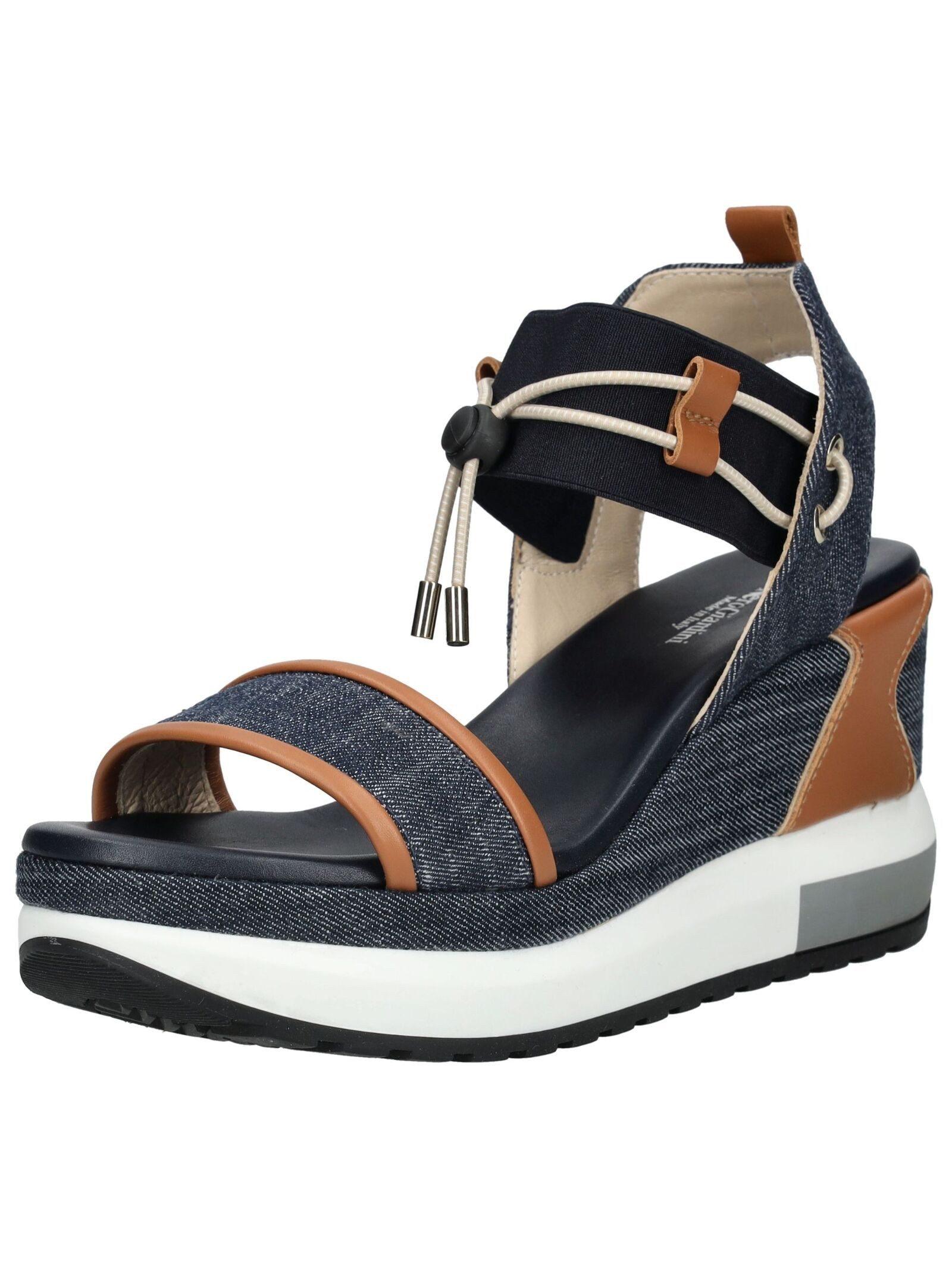 Nero Giardini Sandalen Lederimitat/Textil Keilsandalette