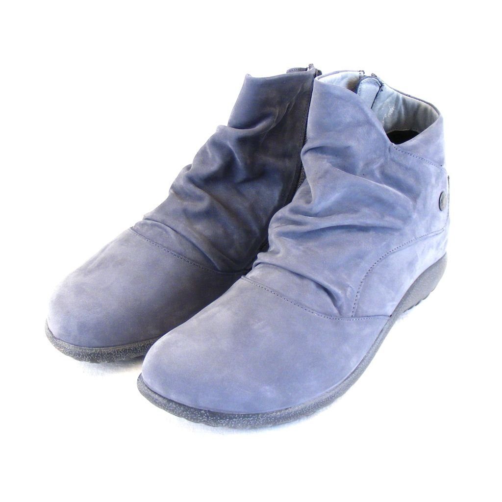 NAOT Kahika hellblau Damen Schuhe Stiefeletten Leder Fußbett 16026 Stiefelette
