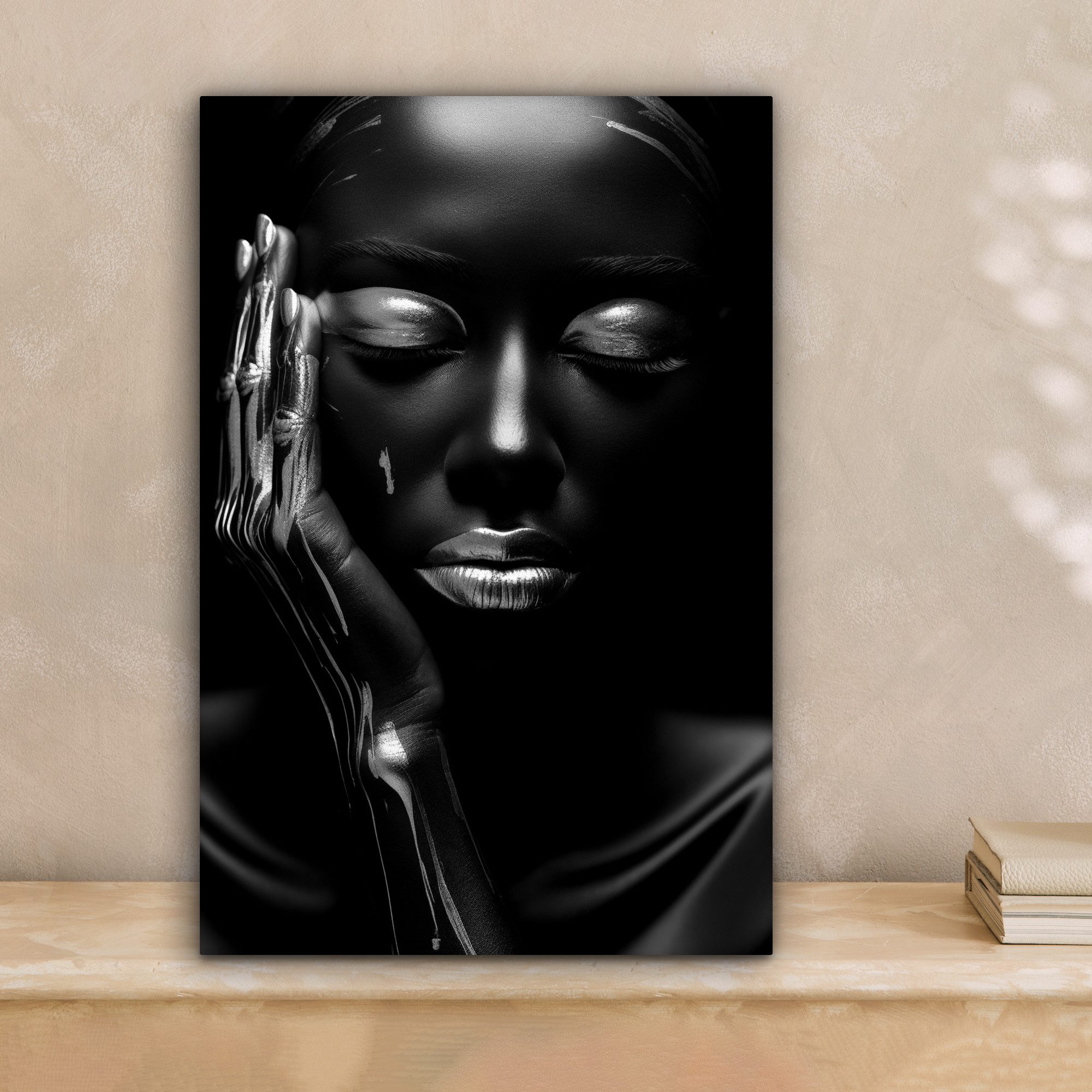 OneMillionCanvasses® Leinwandbild Frau - Abstrakt - günstig online kaufen