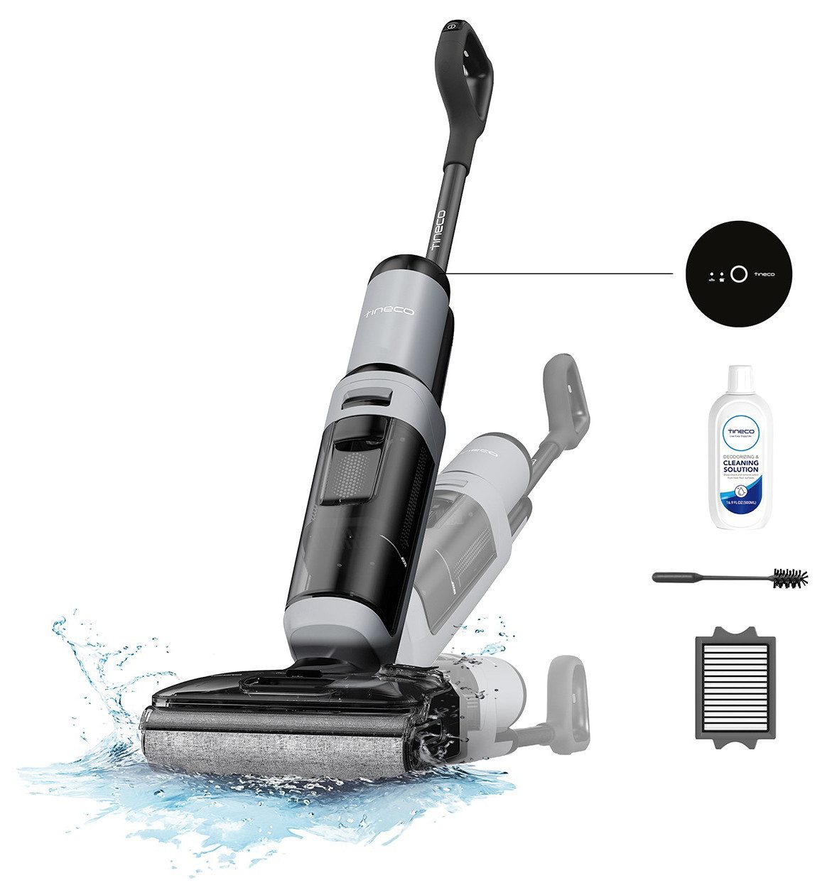 Tineco Nass-Trocken-Sauger FLOOR ONE i5 Stretch Plus mit Selbstreinigung und 180° Grad Neigung, 210 W, beutellos, 20kpa Saugleistung