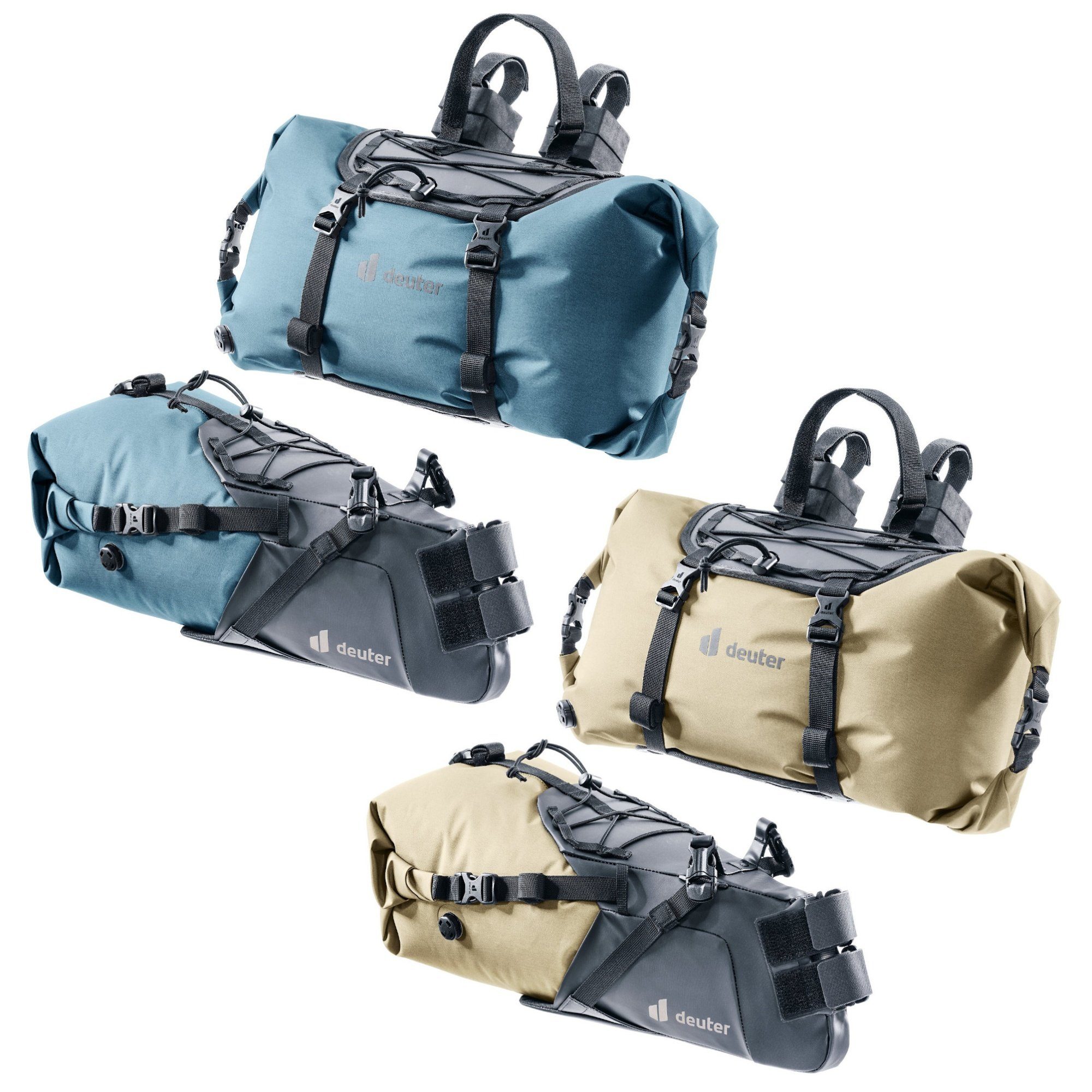 deuter Fahrradtasche Cabezon Taschenset Lenkertasche + Satteltasche wasserdicht Bikepacking
