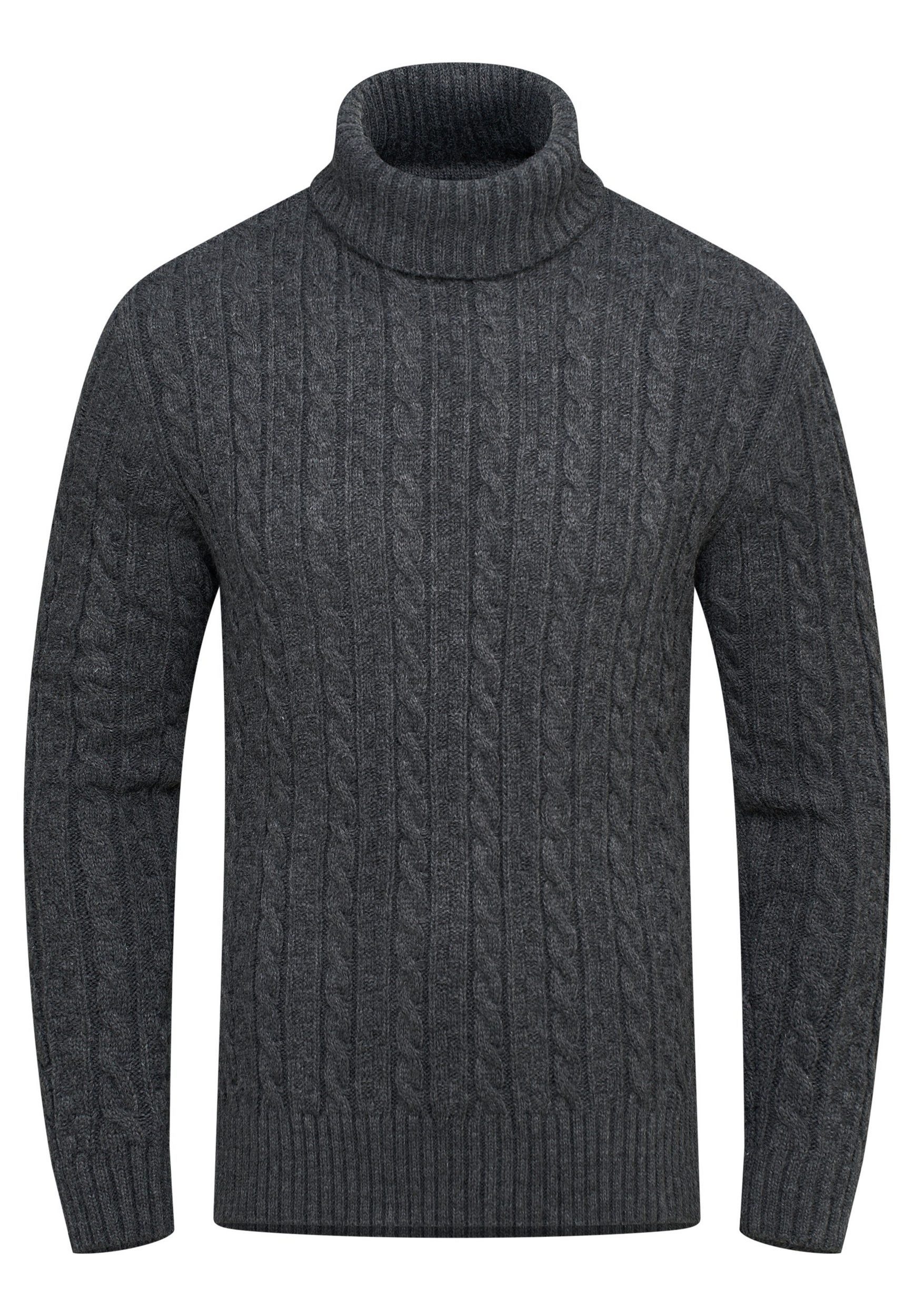 CARISMA Rollkragenpullover CRMUS Grobstrick Zopf-Muster günstig online kaufen