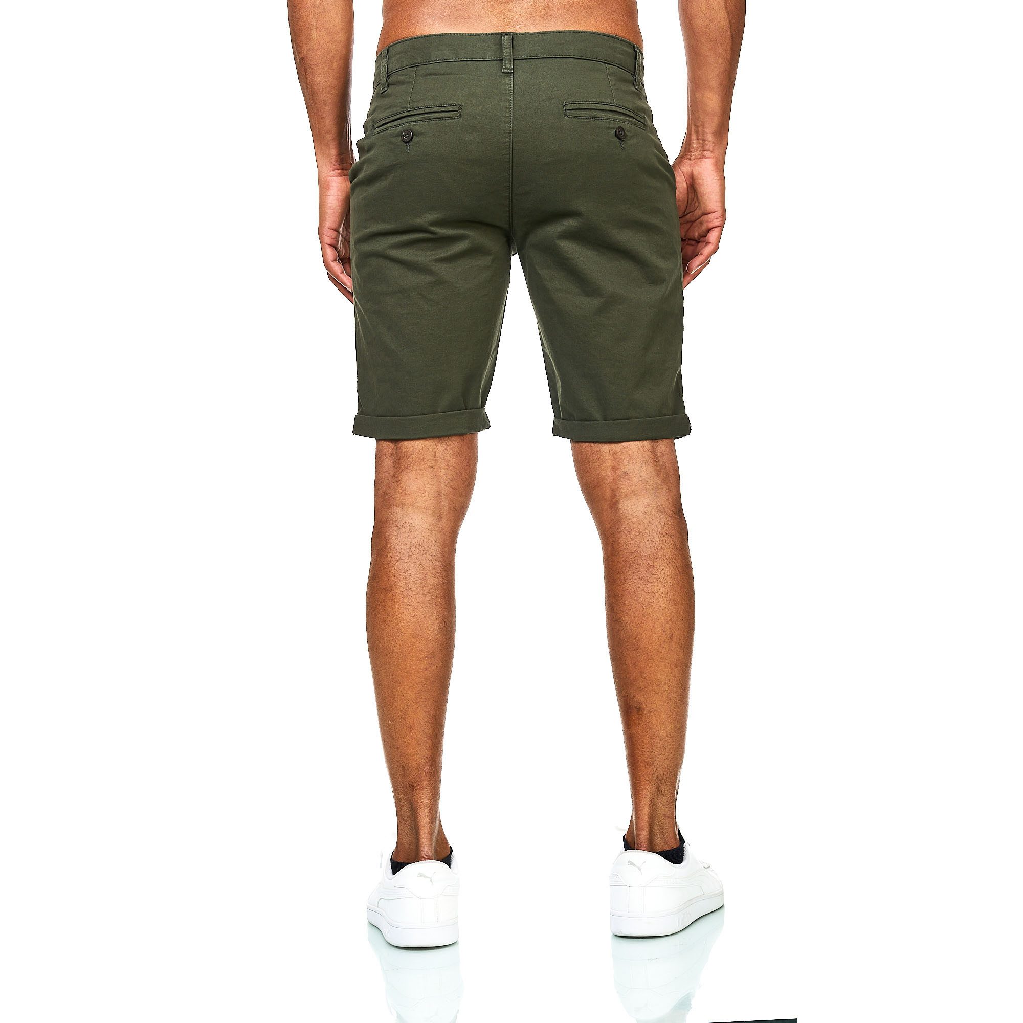 D'MARO Chinoshorts Kurze Hosen Herren - Shorts Männer - Sommer-Hose Elasthan, Bermuda, Casual