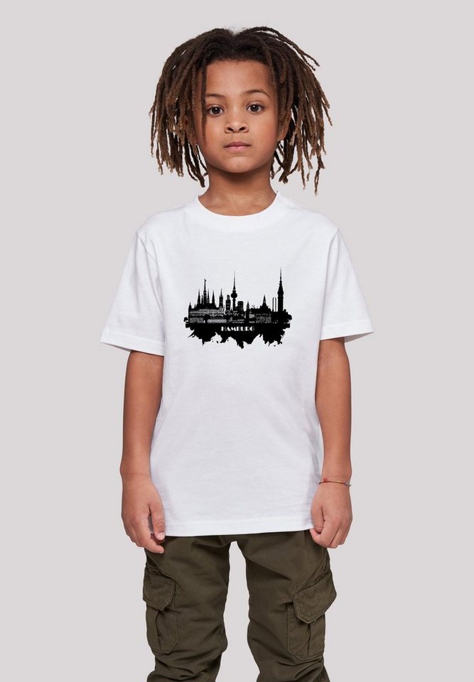 Hamburg ist groß Model Collection Print, Größe - cm 145 skyline trägt T-Shirt und Cities 145/152 Das F4NT4STIC