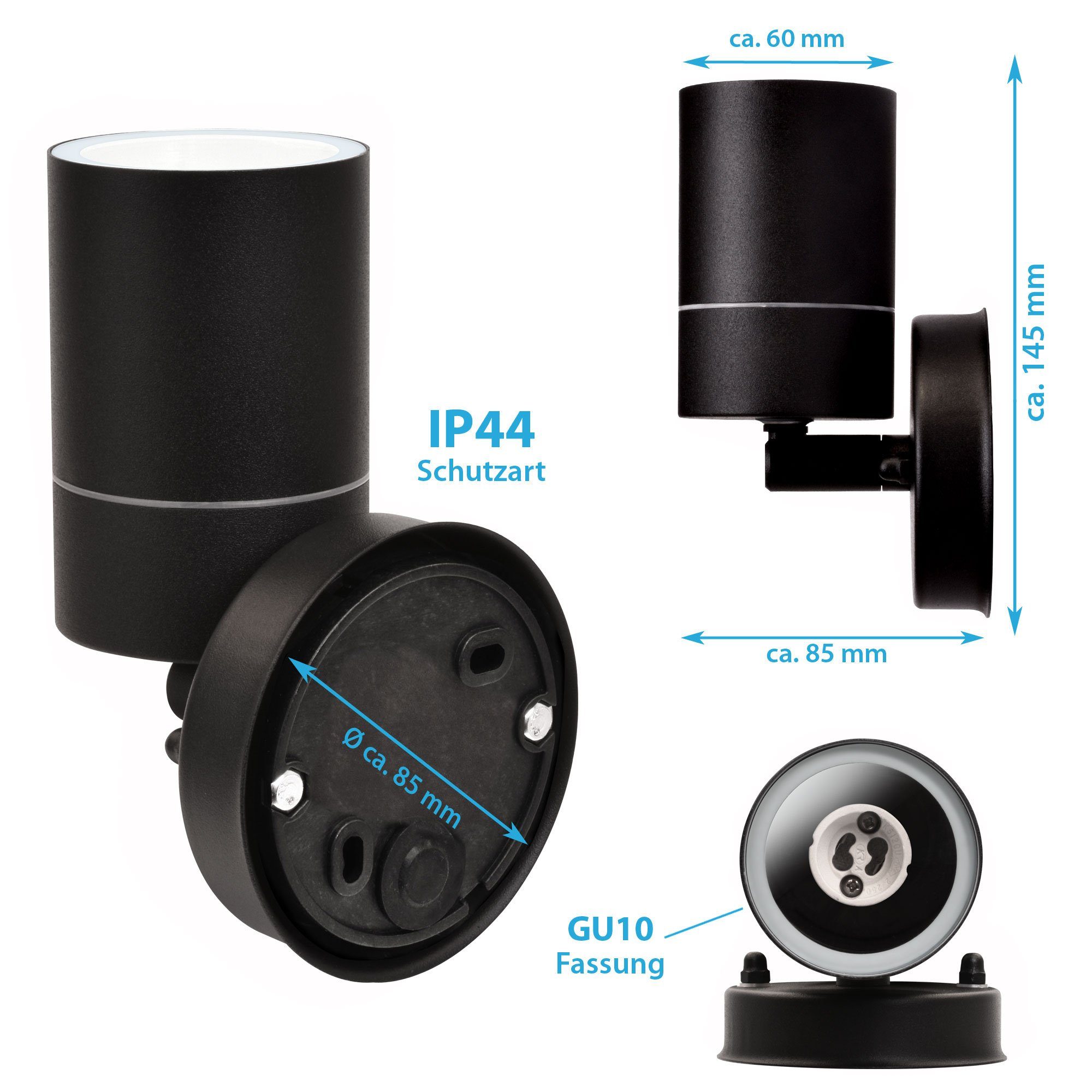 Maxkomfort Wandleuchte 109, für LED geeignet, günstig online kaufen