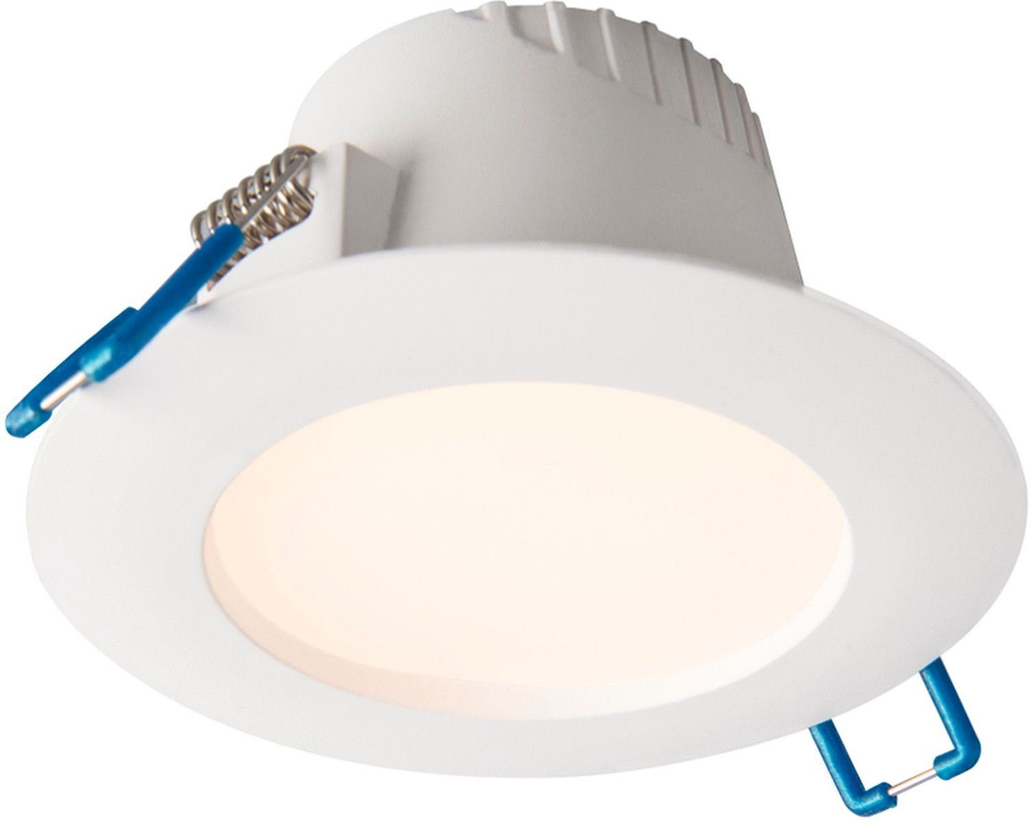 Einbaustrahler LED fest Weiß LED integriert, Licht-Erlebnisse Außen Balkon Einbauleuchte neutralweiß AVI, IP44 4000K Neutralweiß,
