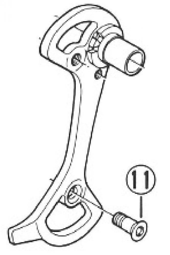 Schaltung SHIMANO Schaltrollenschraube für RD-M950/951/952/970/RD-7700/5500 Befe