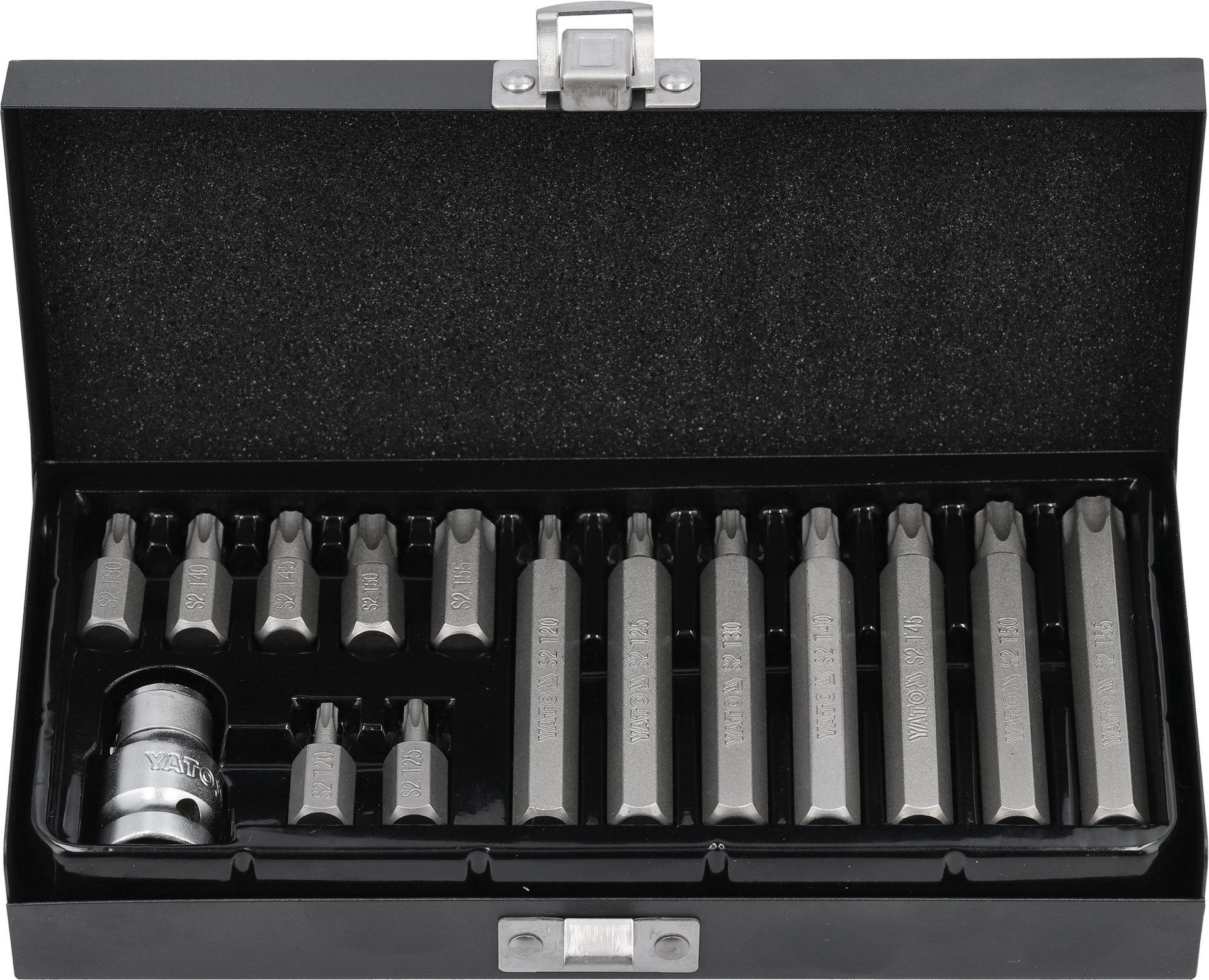 Yato Bit-Set Spezial-Bit-Set Torx Security T20–T55 15-tlg., Spezial-Bit-Set Torx Security T20–T55 15-tlg., 15-St., Spezial-Bit-Set Torx Security T20–T55 15-tlg.