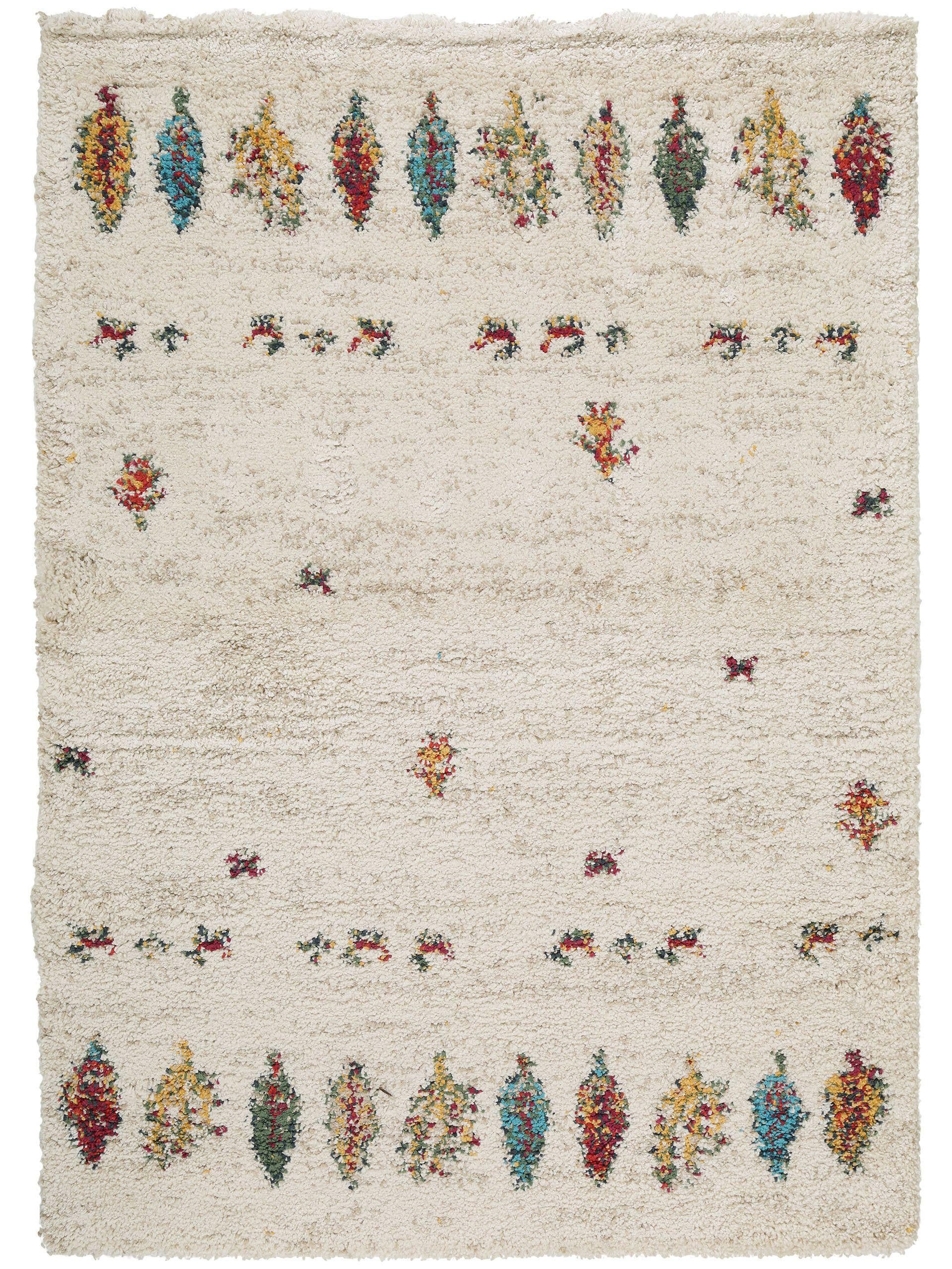 benuta Hochflor-Teppich Gobi, rechteckig, Höhe: 21 mm, Teppich Wohnzimmer, günstig online kaufen