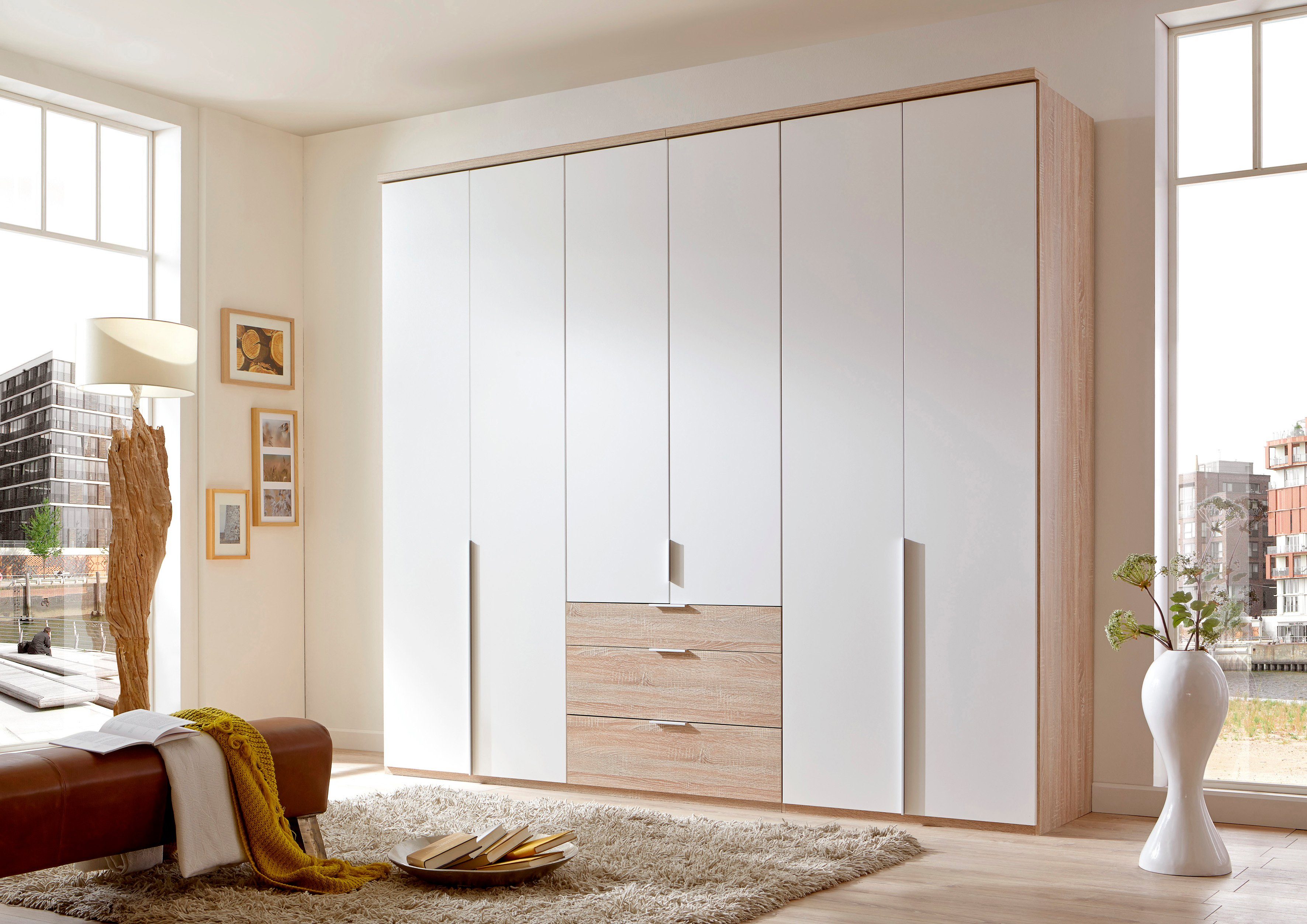 Wimex Kleiderschrank "New York mit Spiegeltüren" in 5 Breiten und 2 Höhen günstig online kaufen