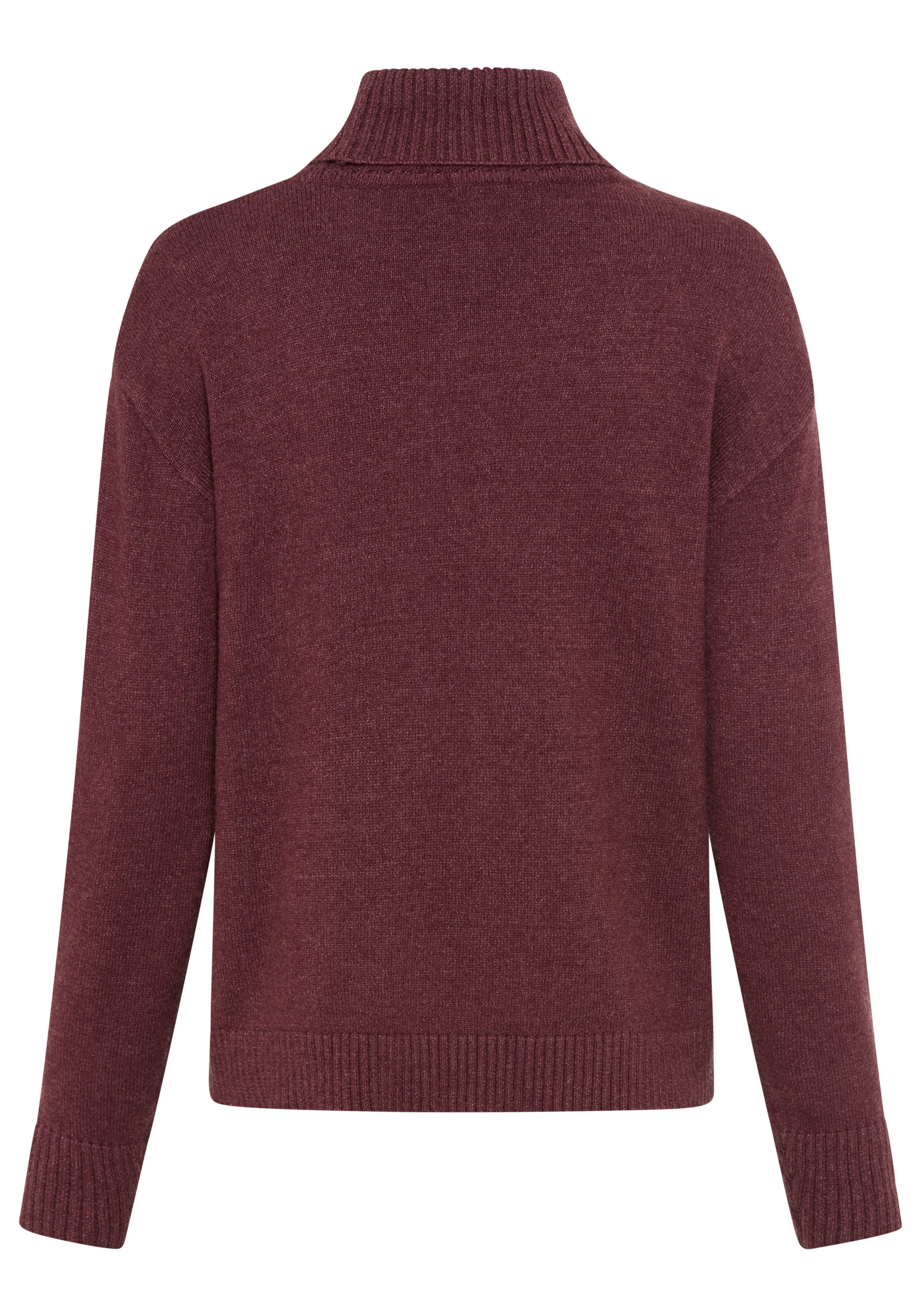 KangaROOS Rollkragenpullover mit Knopfdetail am Saum