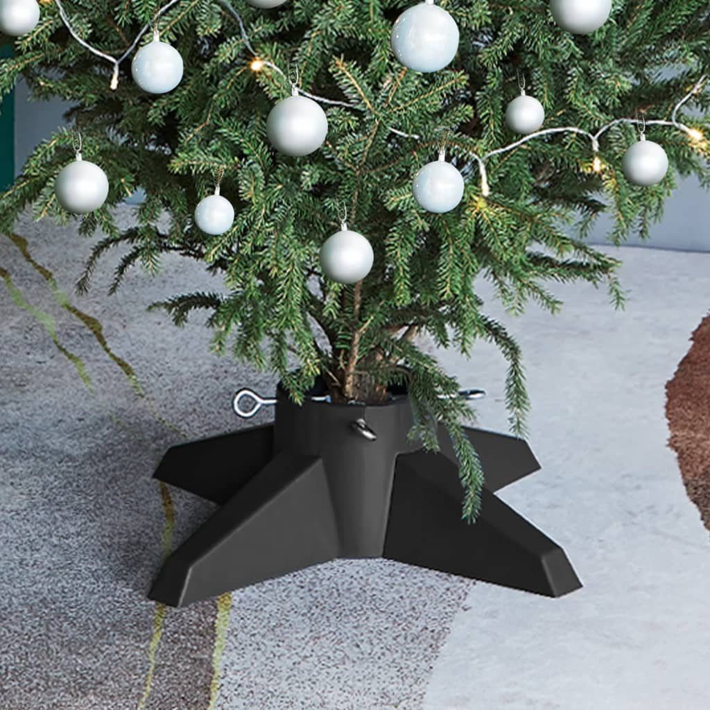 furnicato Christbaumständer Grau 55,5x55,5x15 cm (1-tlg) | Weihnachtsbaumständer