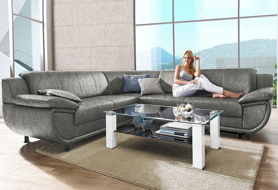TRENDMANUFAKTUR Ecksofa Rondo wahlweise mit Schlaffunktion, günstig online kaufen