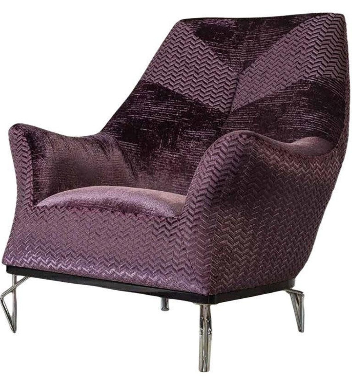 Xlmoebel Loungesessel Moderner Loungesessel in Lila – Stilvolles Statement für Ihr Zuhause (Sessel), Hergestellt in Europa