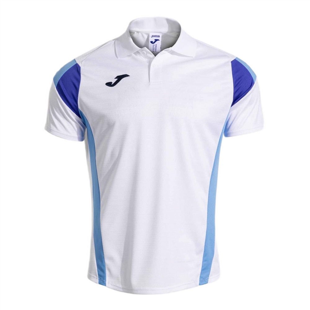Poloshirt Corta Montreal weiss/blau Herren
