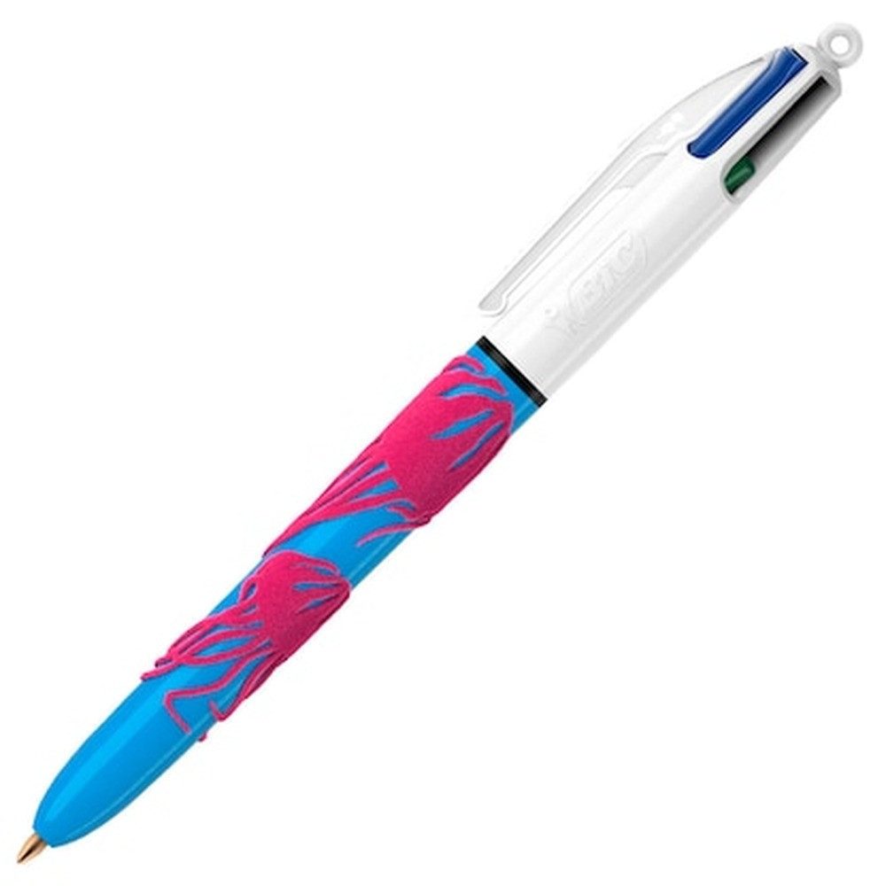 BIC Kugelschreiber BIC 4-Farben-Kugelschreiber Velours